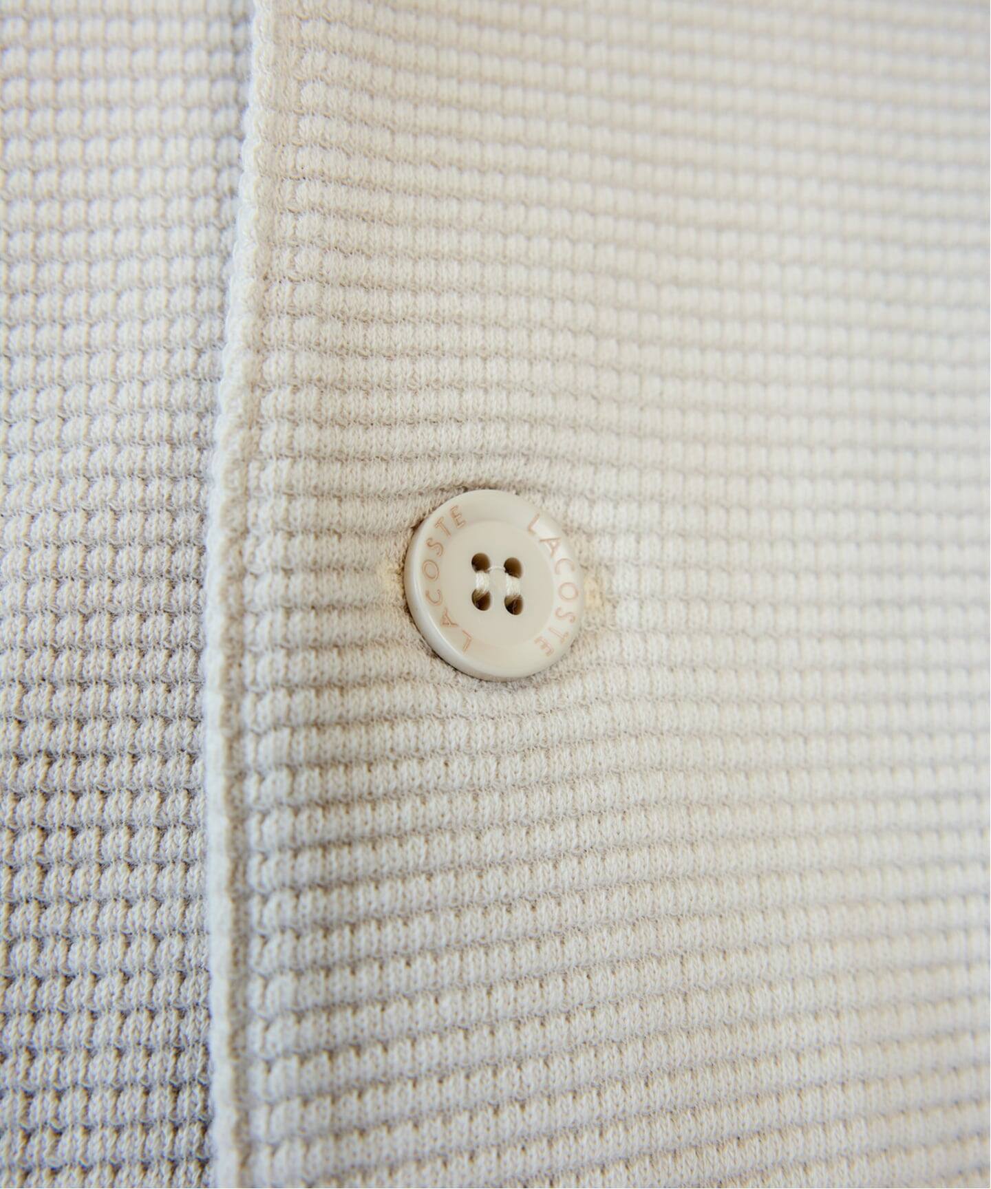 LACOSTE / ラコステ 別注 ヘビーピケ シャツ ジャケット（カーディガン