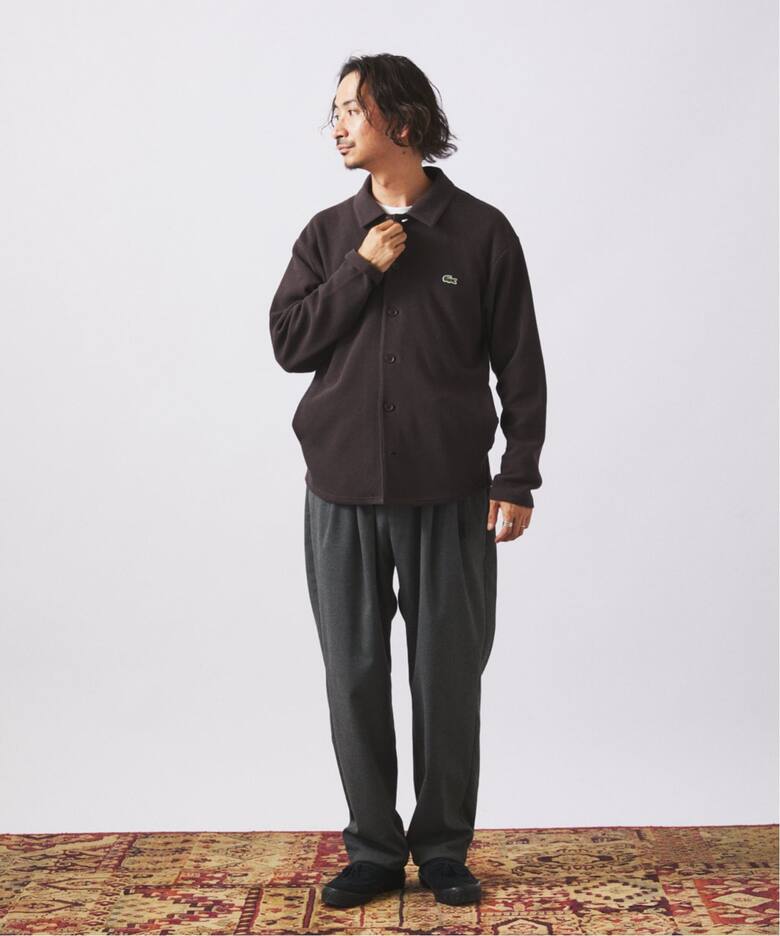 LACOSTE / ラコステ 別注 ヘビーピケ シャツ ジャケット（カーディガン 