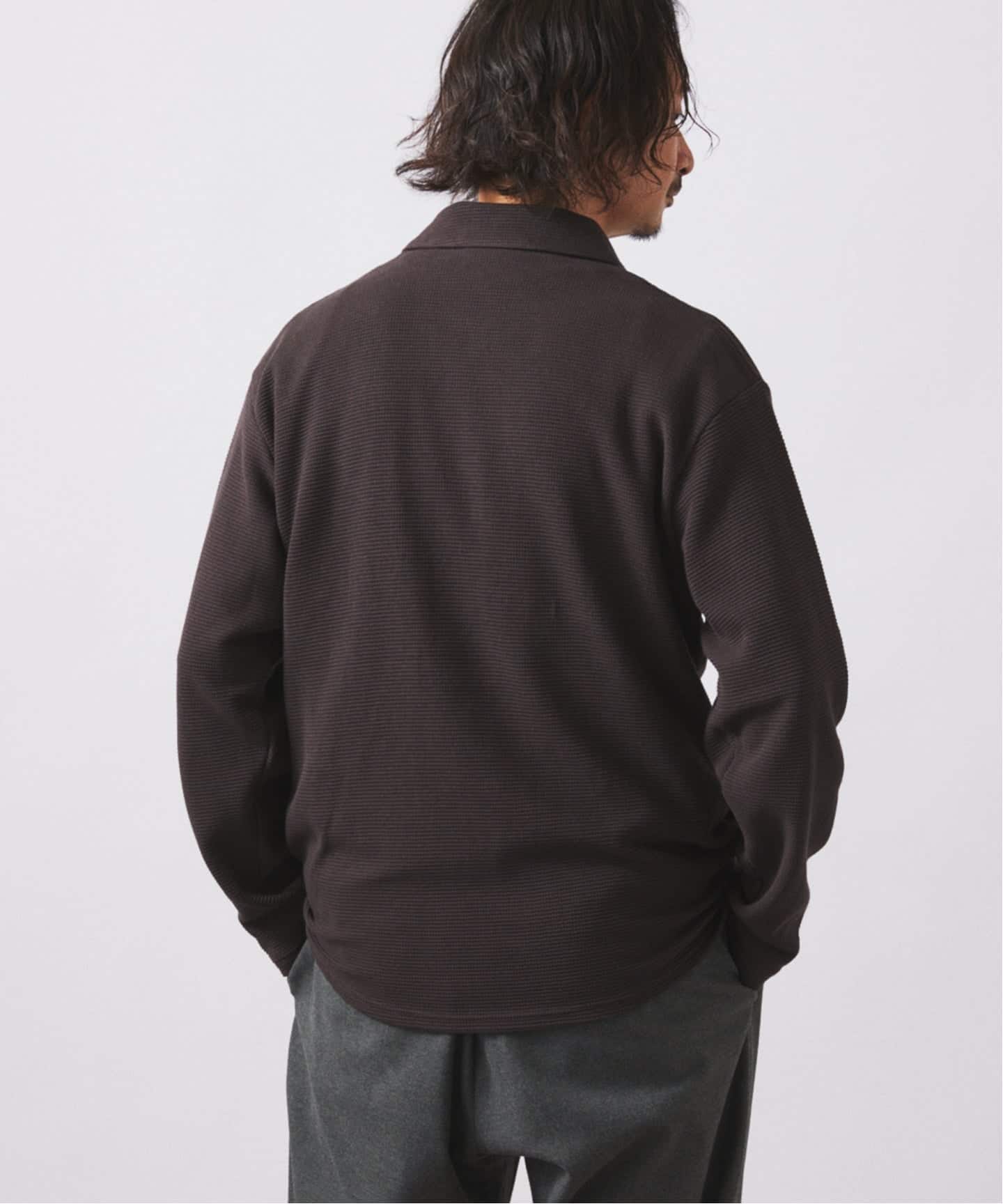 LACOSTE / ラコステ 別注 ヘビーピケ シャツ ジャケット（カーディガン