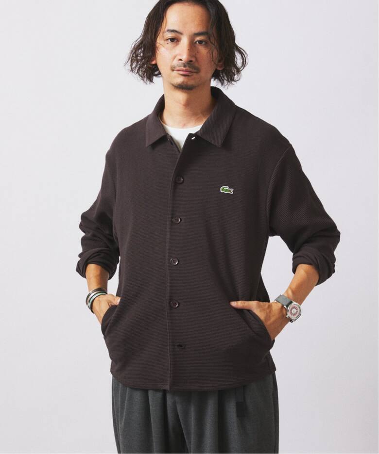 LACOSTE / ラコステ 別注 ヘビーピケ シャツ ジャケット（カーディガン 