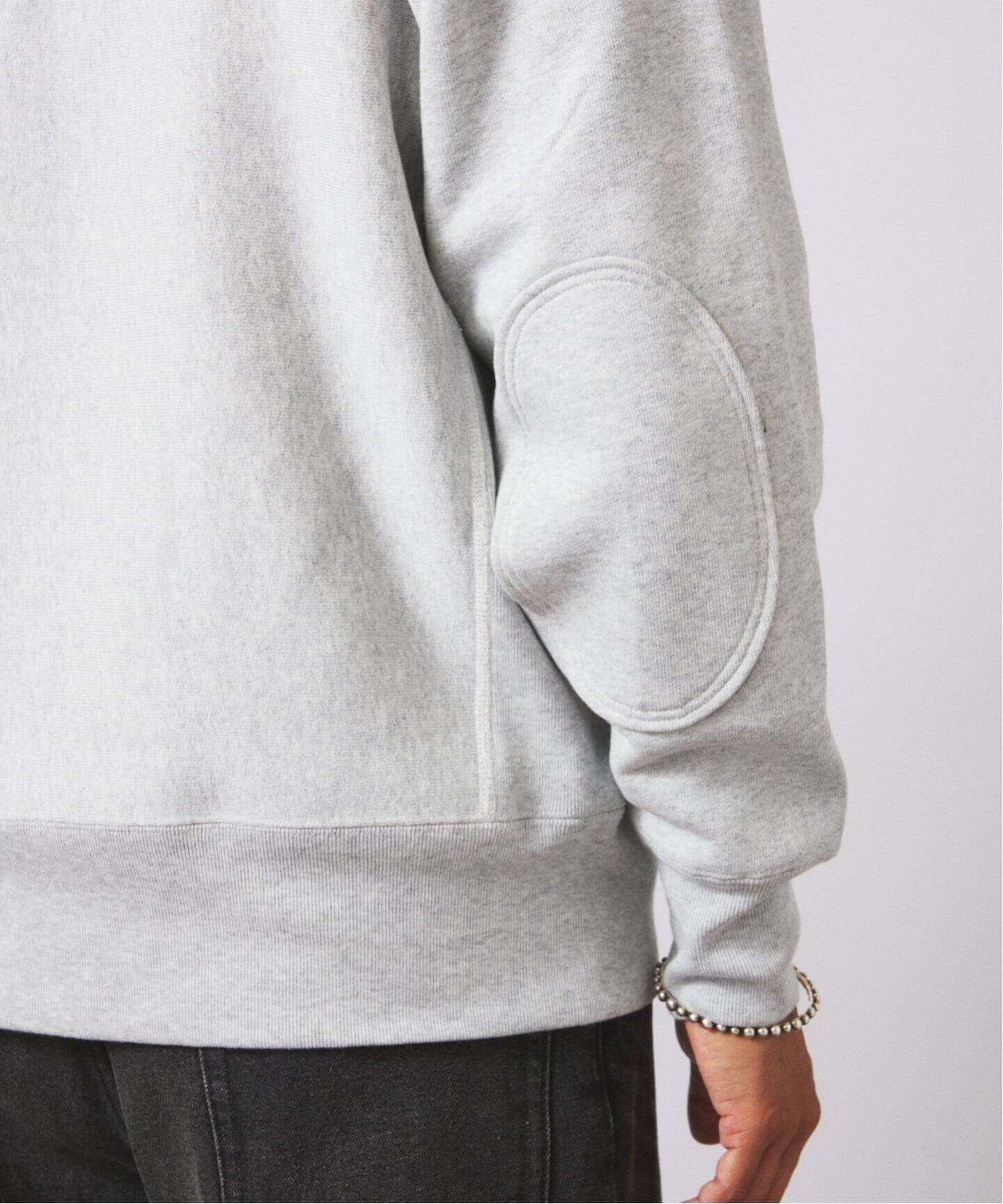 CHAMPION / チャンピオン 別注 R/W エルボーパッチ ヘンリーネック