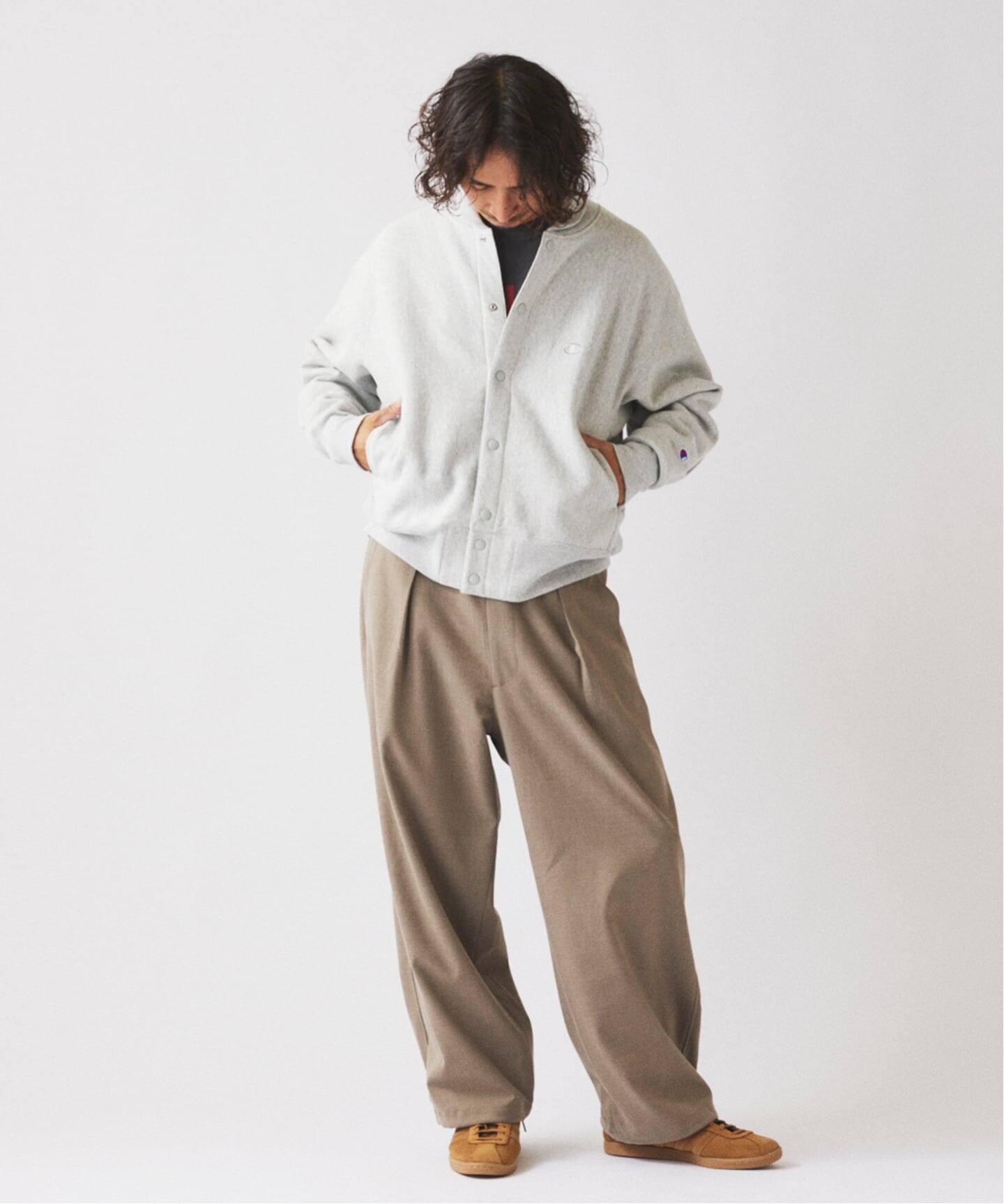 チャンピオン スナップ スナップカーディガン ⁄ 別注 minnano CHAMPION 