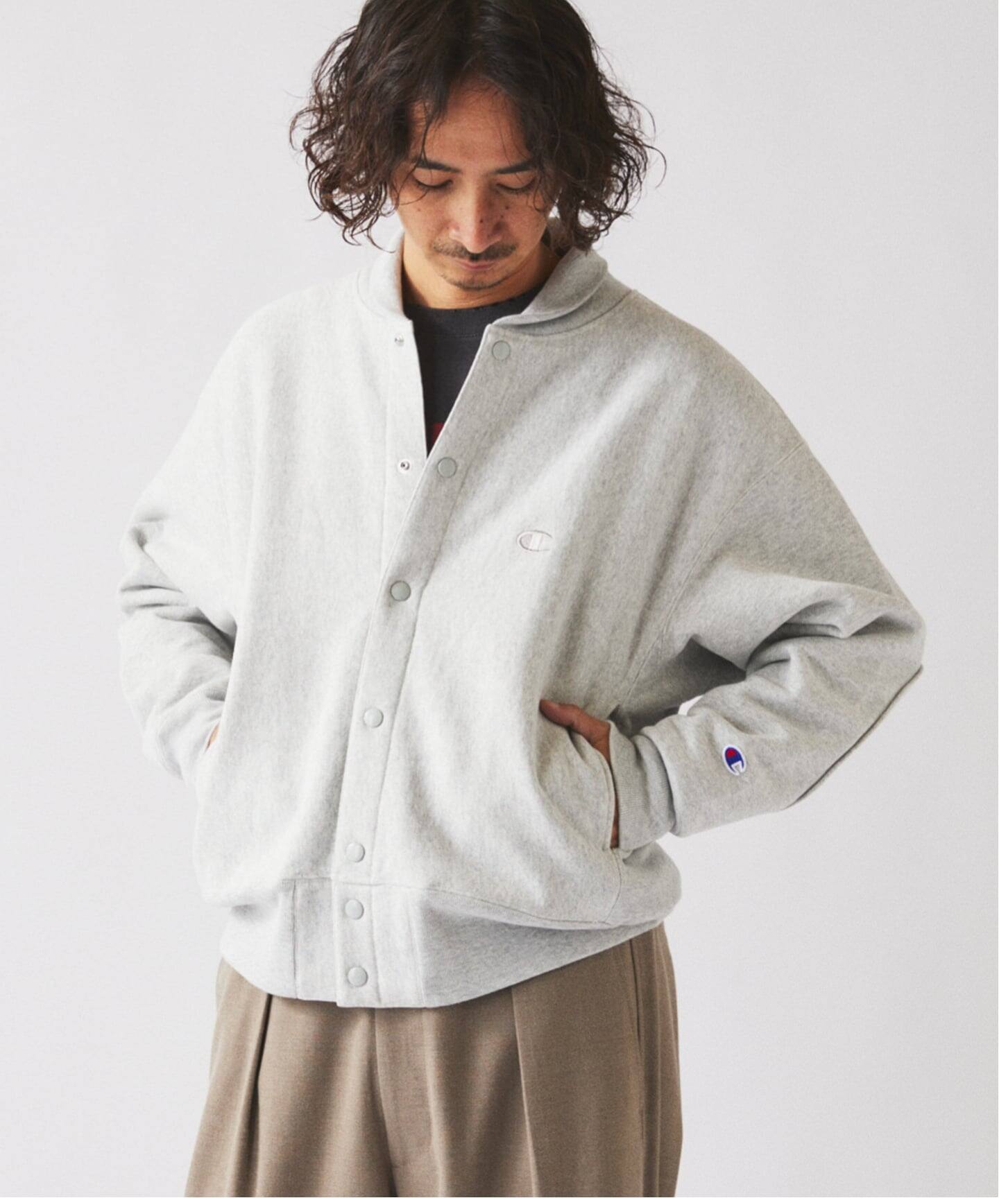 CHAMPION / チャンピオン 別注 R/W エルボーパッチ スナップ