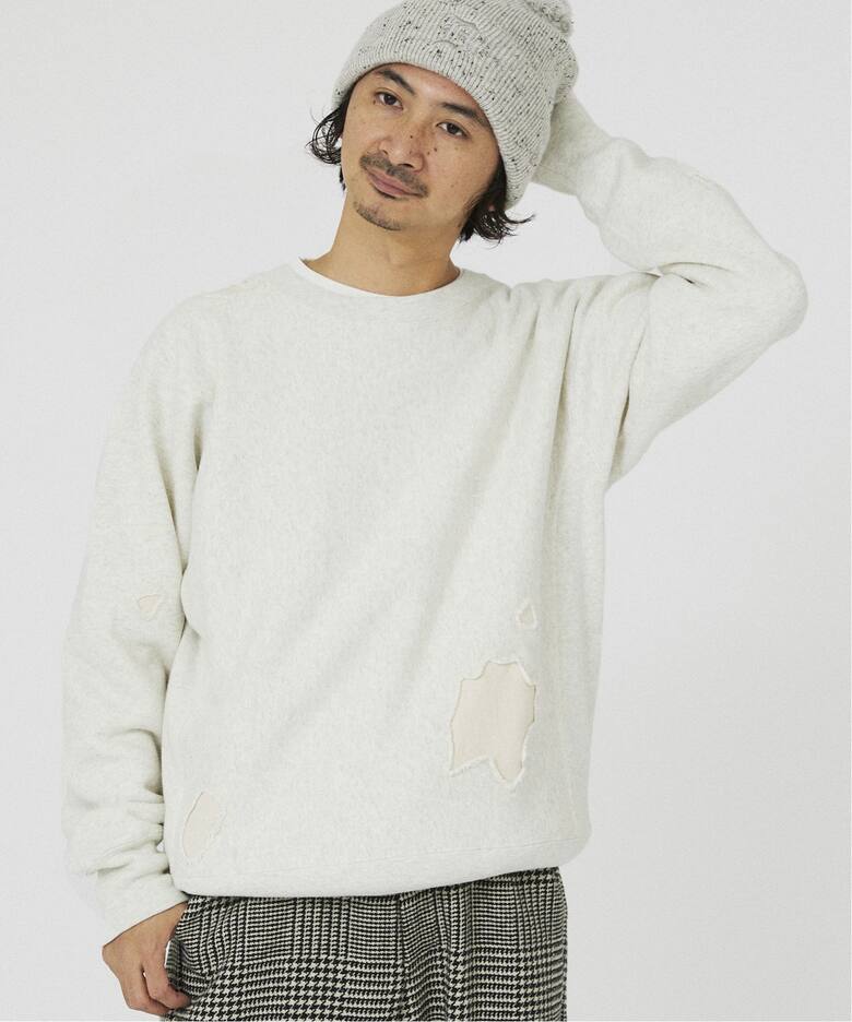 CHAMPION / チャンピオン 別注 R/W ダメージリペア スウェット 