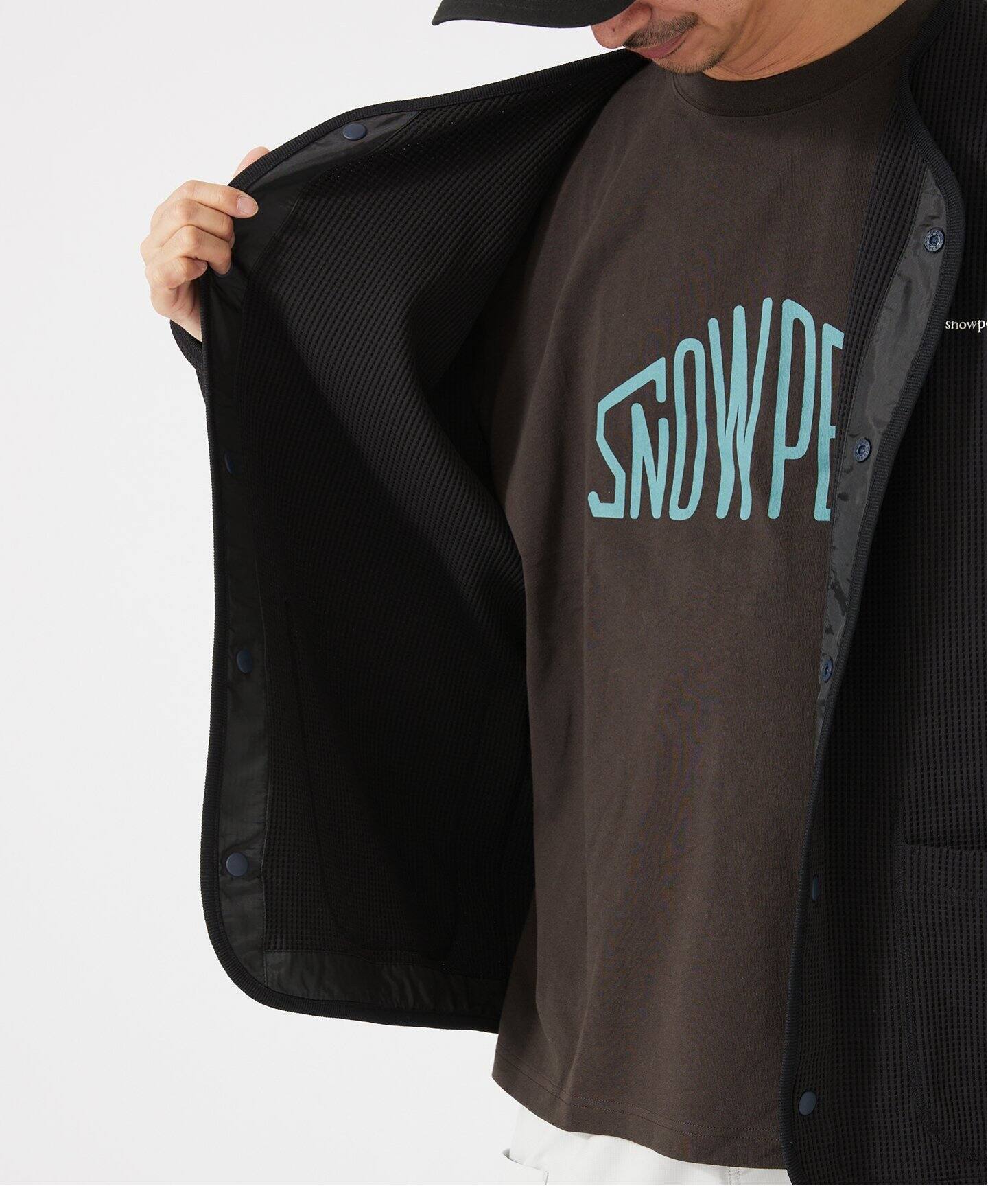 SNOWPEAK / スノーピーク 別注 ドライ ワッフル カーディガン