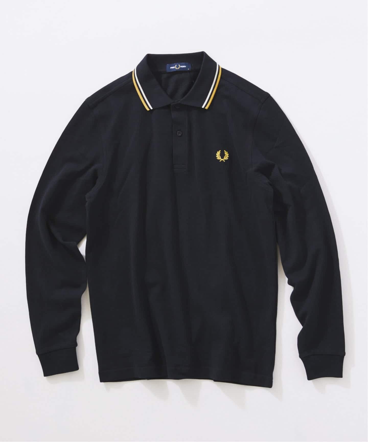 FRED PERRY ネイビー フリルポロシャツ D36 FRED PERRY ネイビー