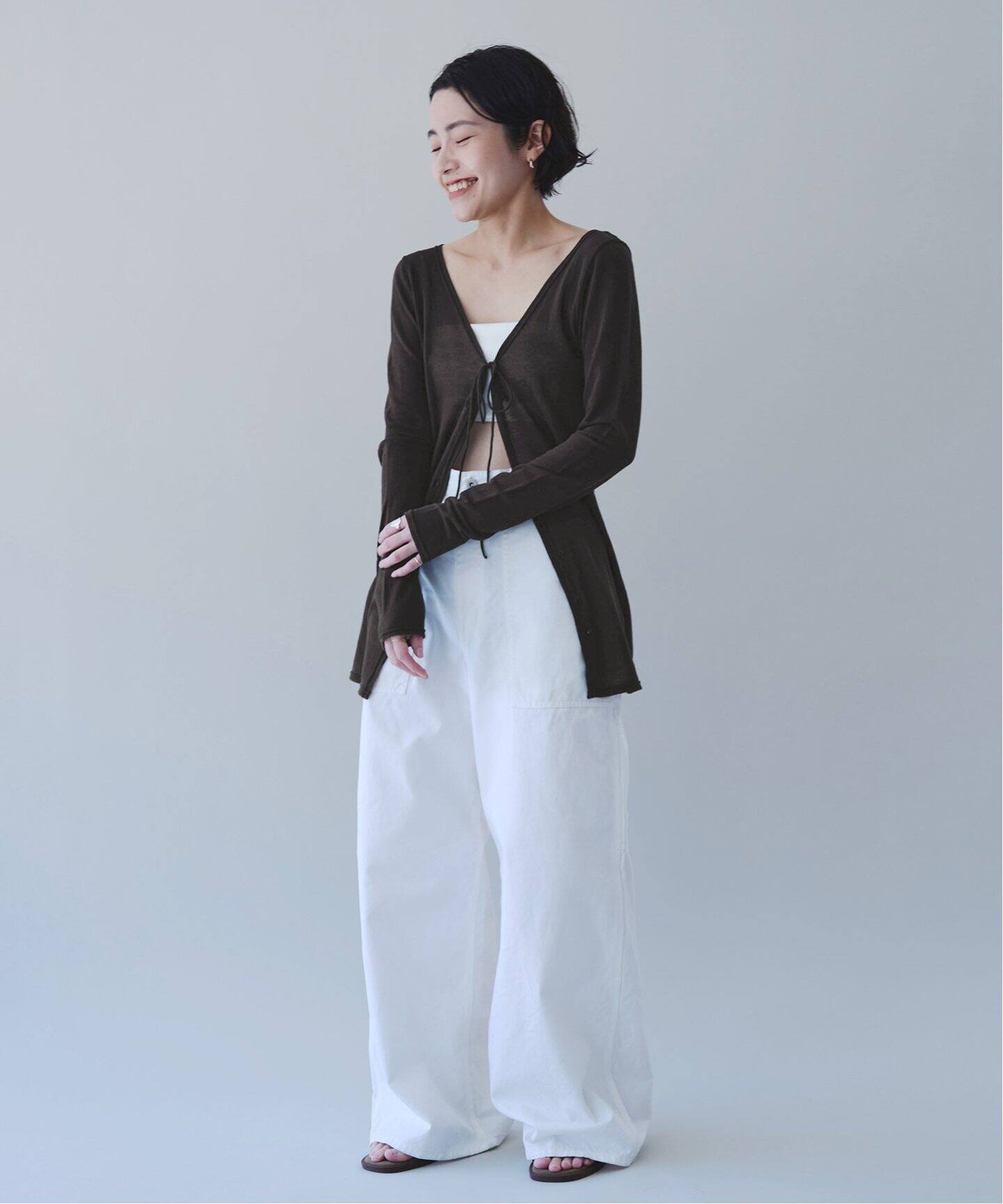 EMILY WEEK エミリーウィーク シアーワンピース 2WAY シアーカーディガン（カーディガン）｜EMILY WEEK