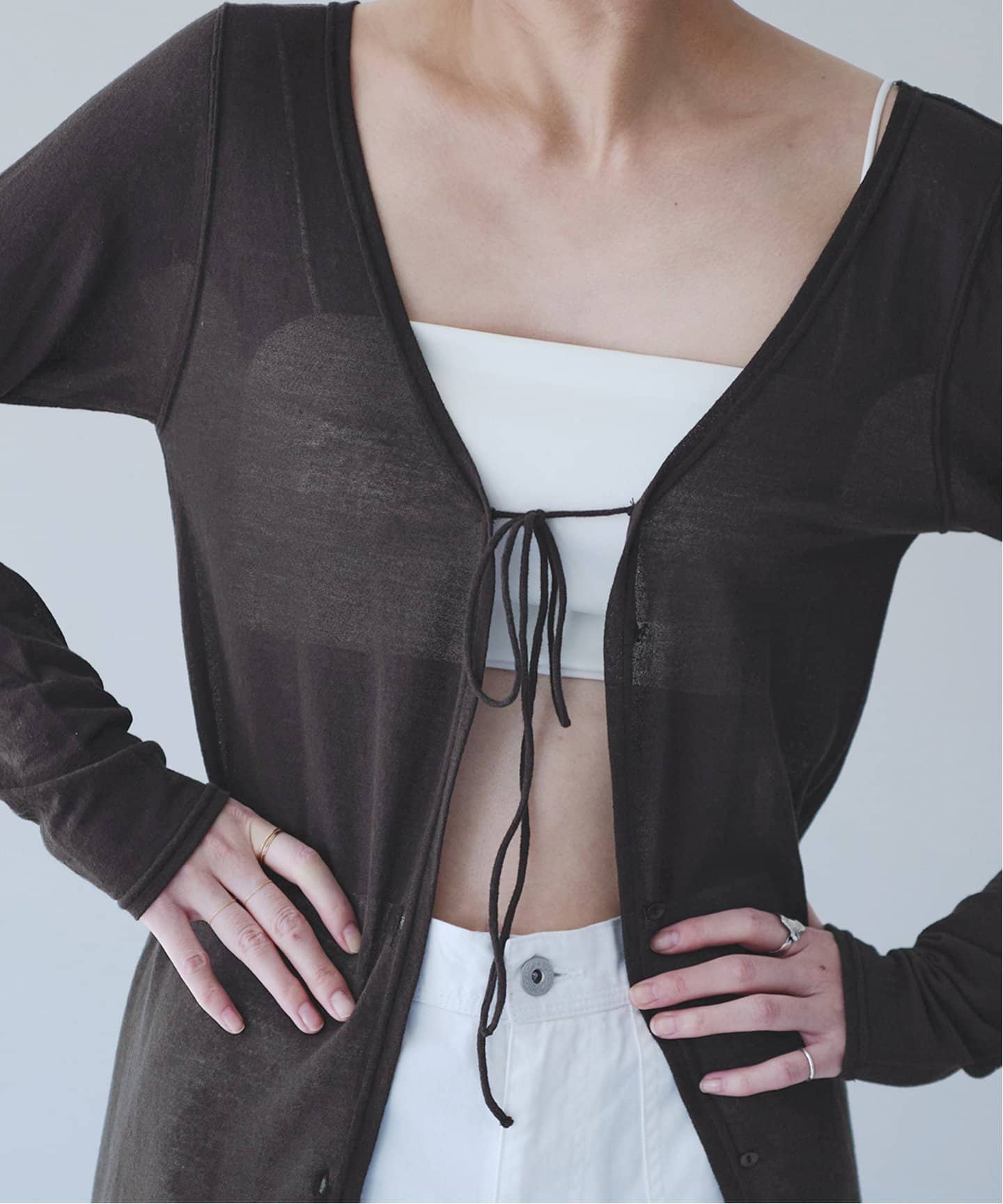 エミリーウィーク（emilyweek）/2WAY シアーカーディガン 2WAY シアーカーディガン（カーディガン）｜EMILY WEEK（エミリー