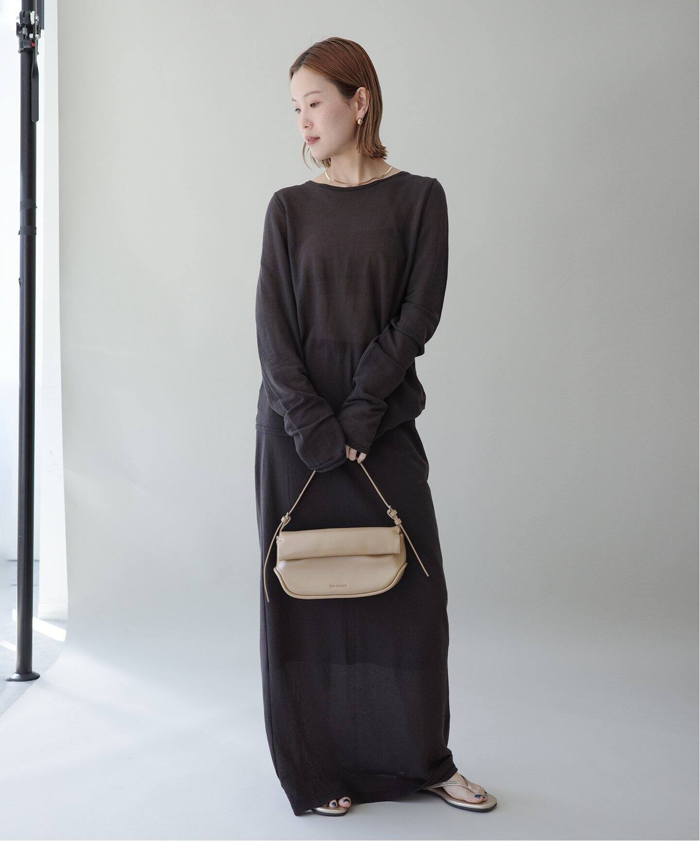 シアークルーネックプルオーバー（Tシャツ／カットソー）｜EMILY WEEK