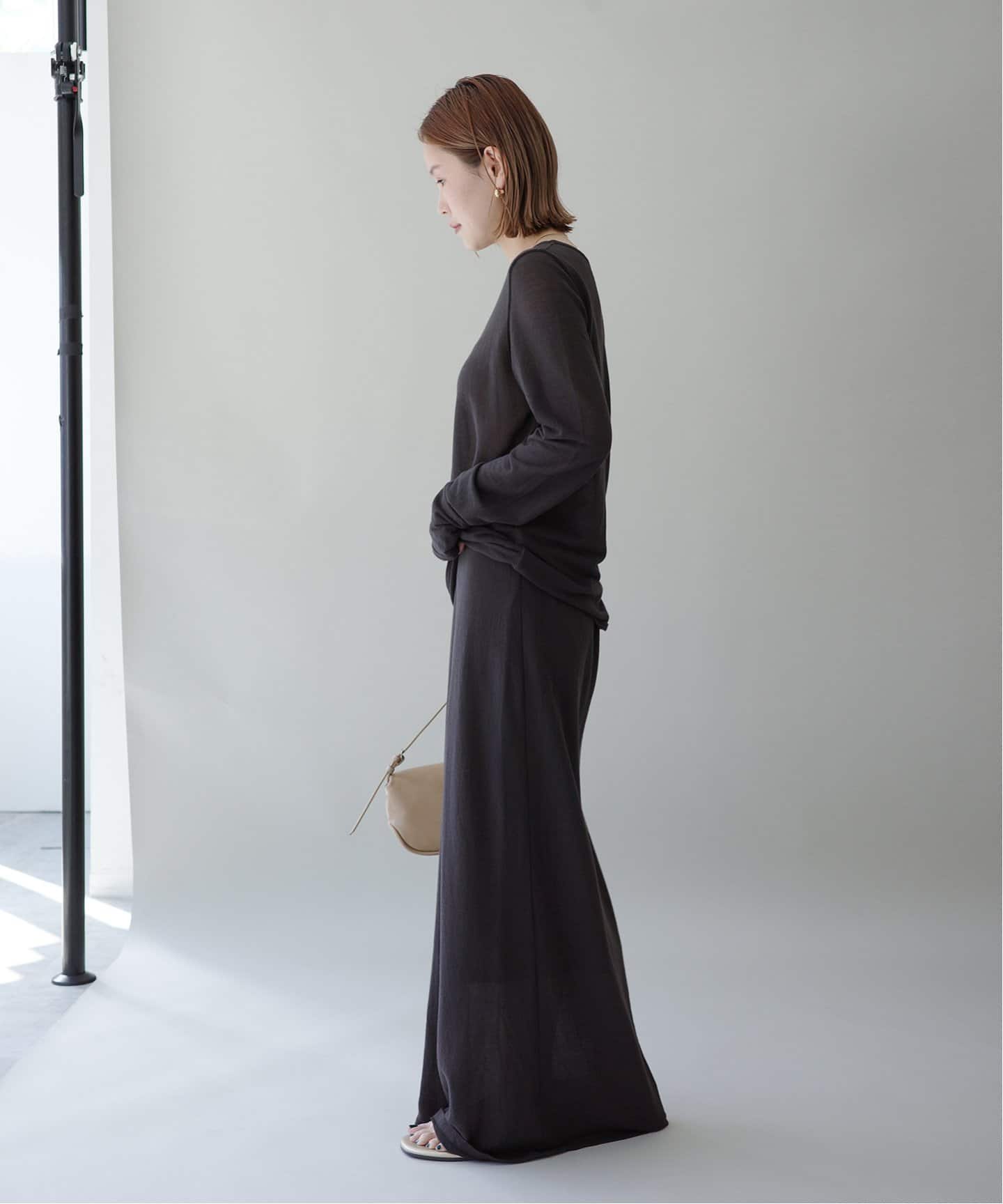 シアークルーネックプルオーバー（Tシャツ／カットソー）｜EMILY WEEK