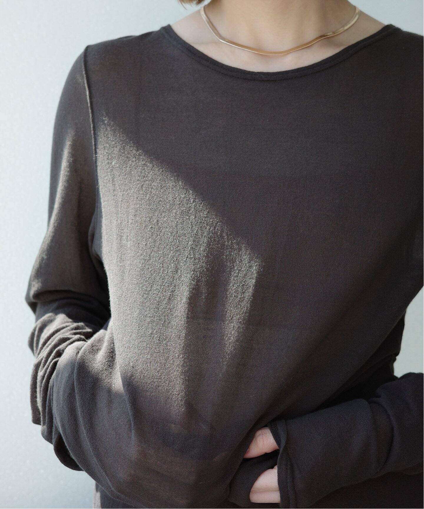 シアークルーネックプルオーバー（Tシャツ／カットソー）｜EMILY WEEK