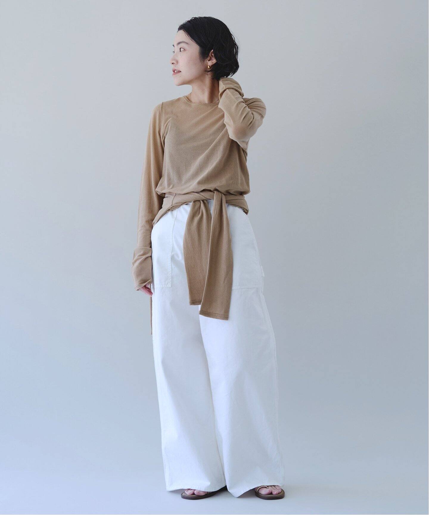 シアークルーネックプルオーバー（Tシャツ／カットソー）｜EMILY WEEK