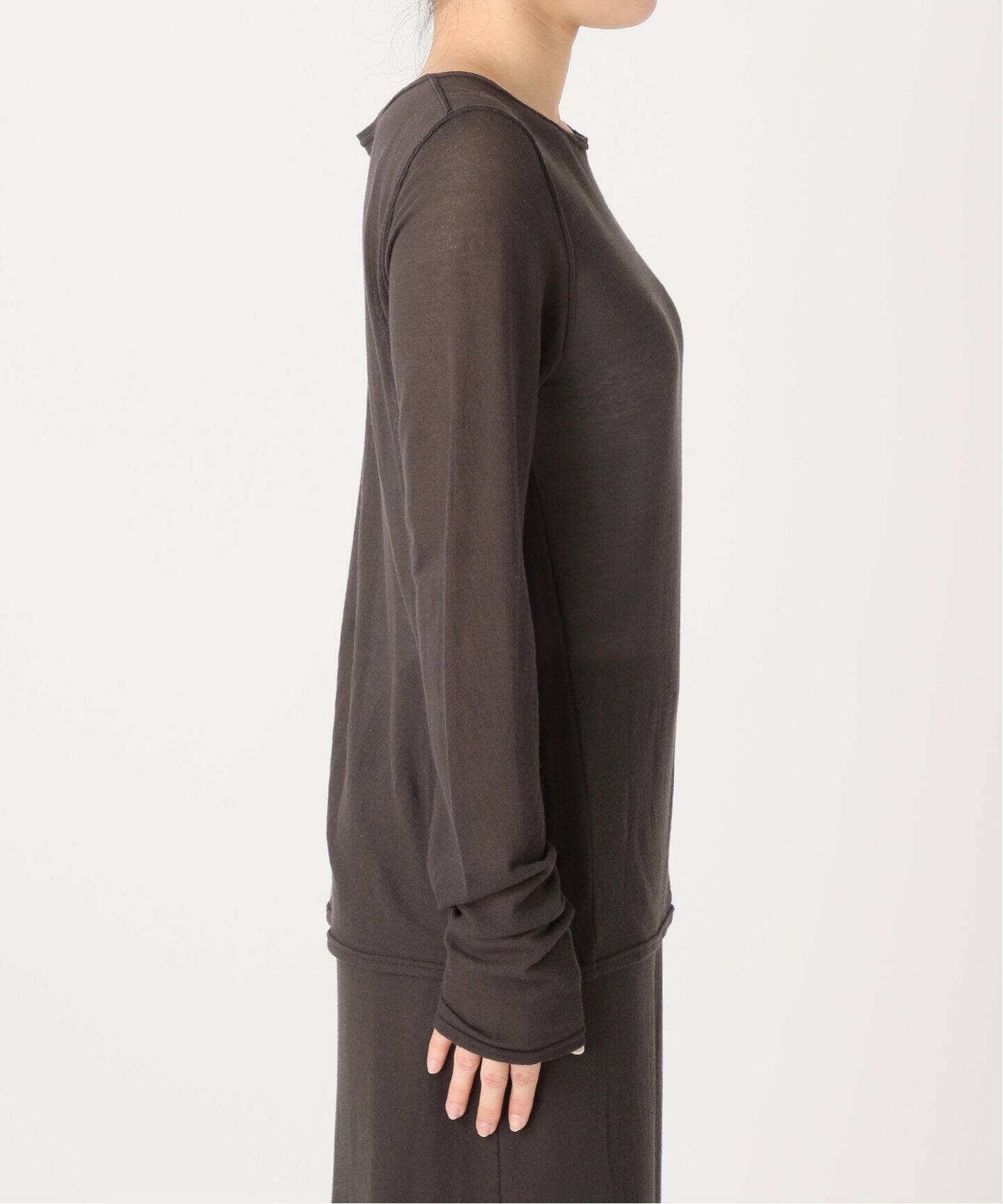 シアークルーネックプルオーバー（Tシャツ／カットソー）｜EMILY WEEK