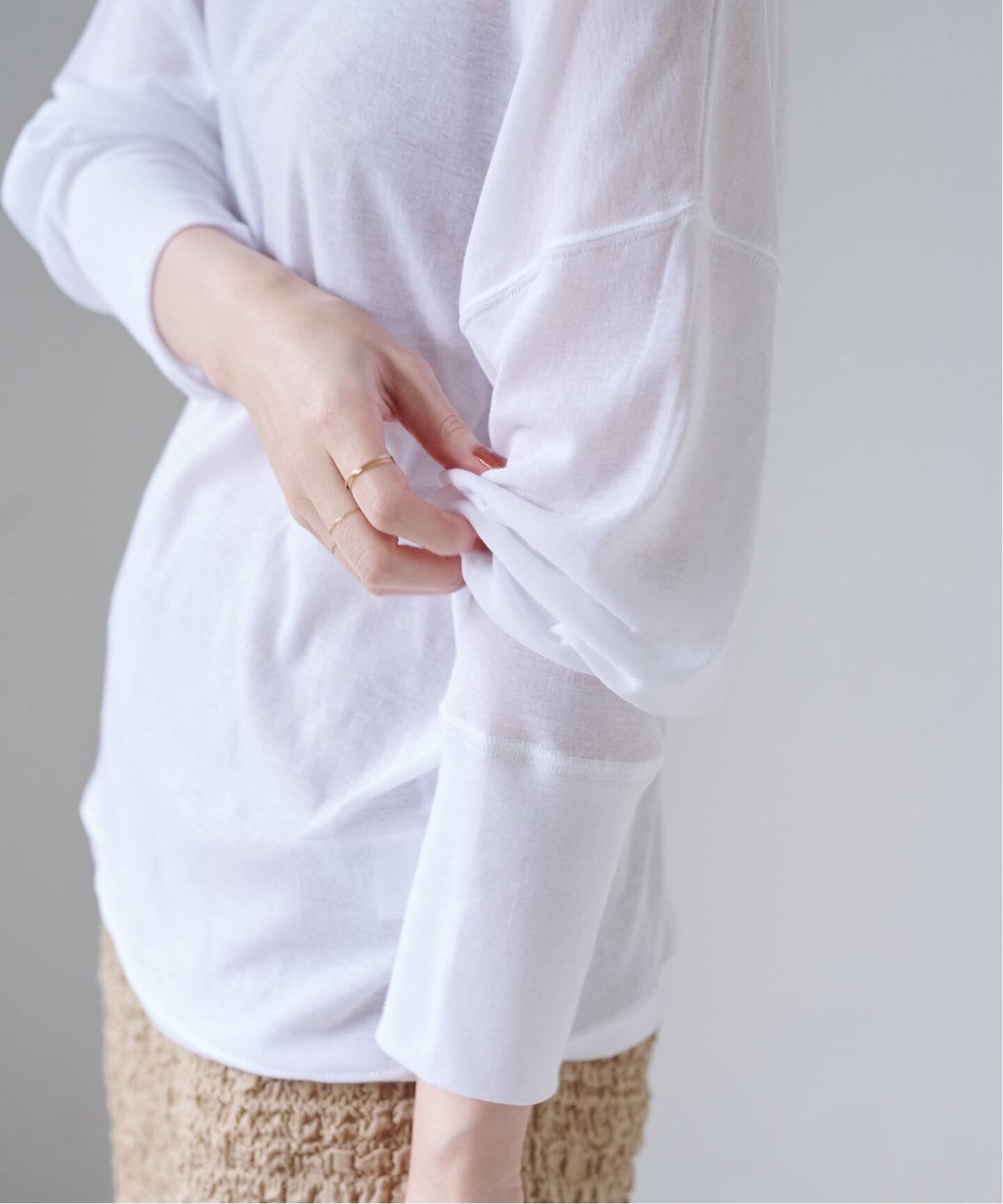 コットンシアールーズプルオーバー（Tシャツ／カットソー）｜EMILY