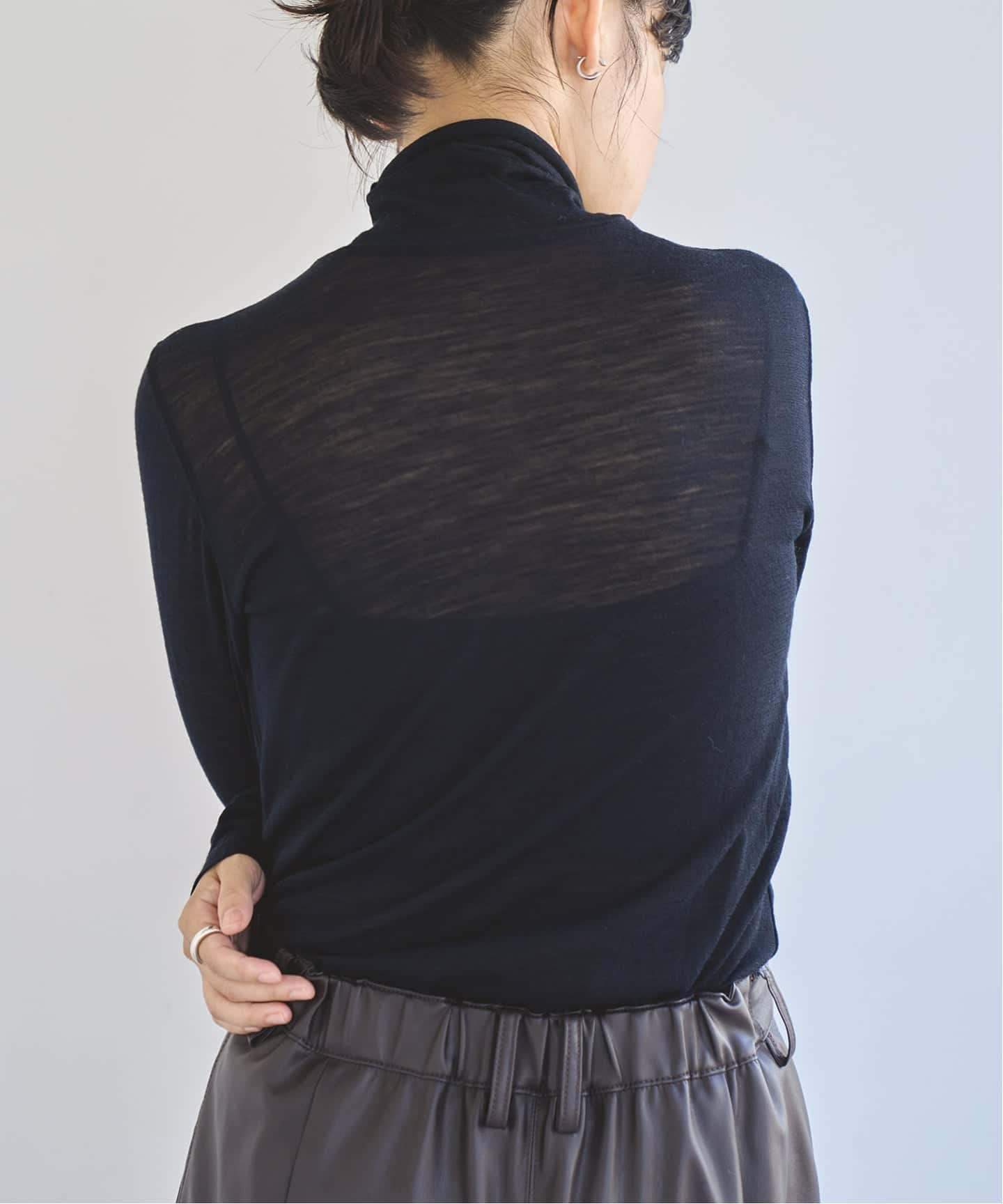SUPER 120WOOL タートルプルオーバー EMILY WEEK*IENA Super120sウールタートルプルオーバー（Tシャツ／カットソー）｜IENA