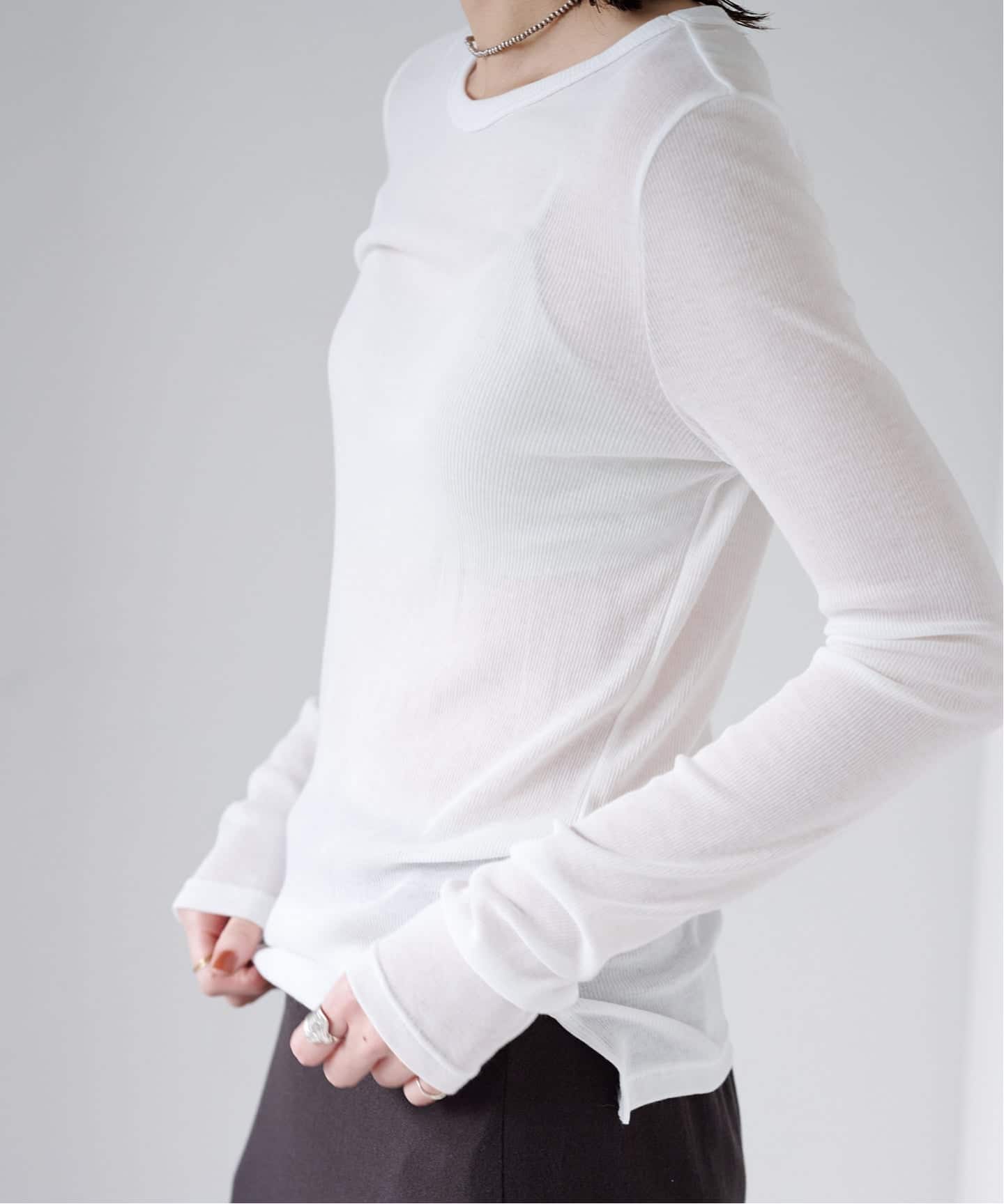 追加8》パウダリーコットンプルオーバー（Tシャツ／カットソー