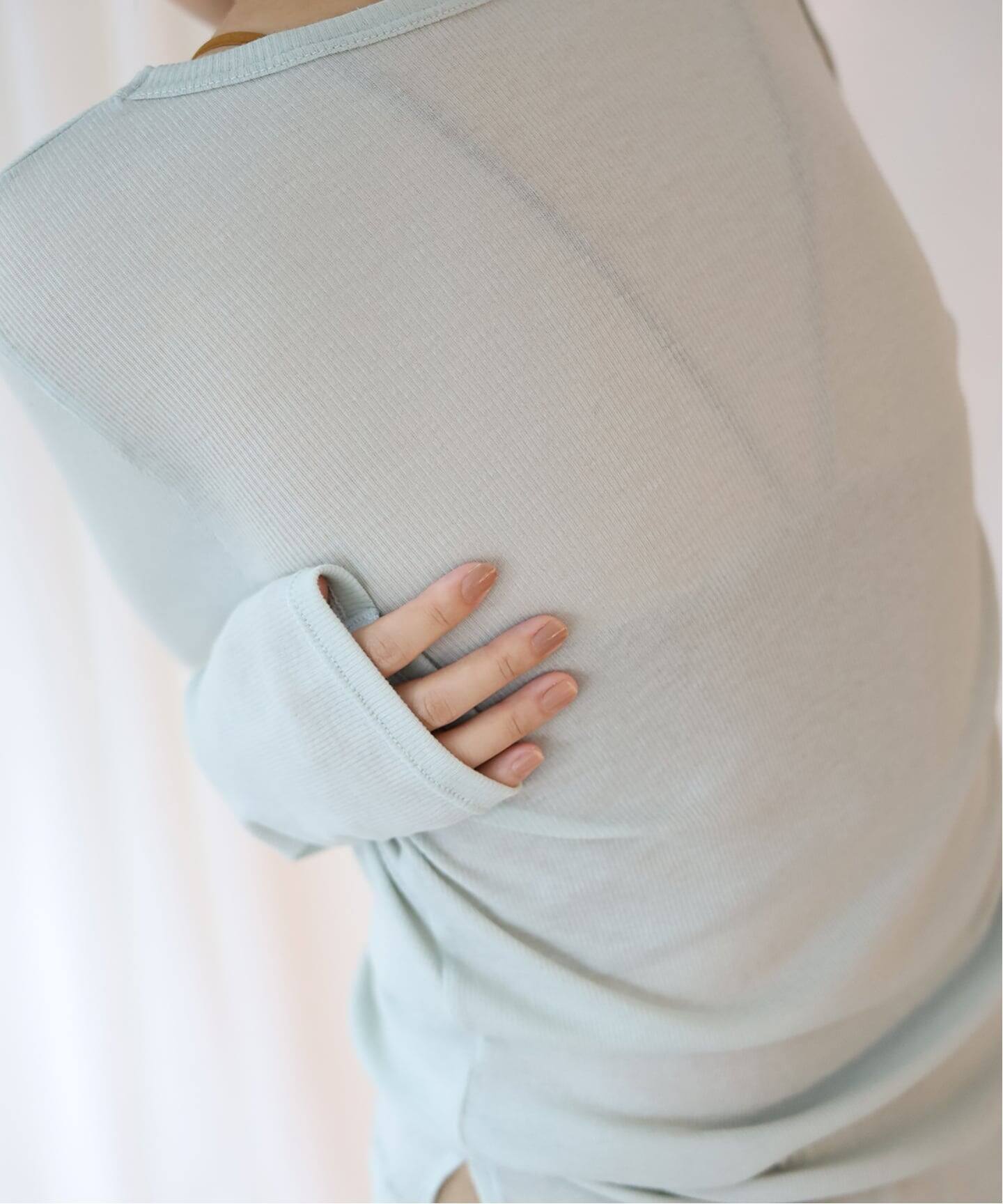 追加8》パウダリーコットンプルオーバー（Tシャツ／カットソー
