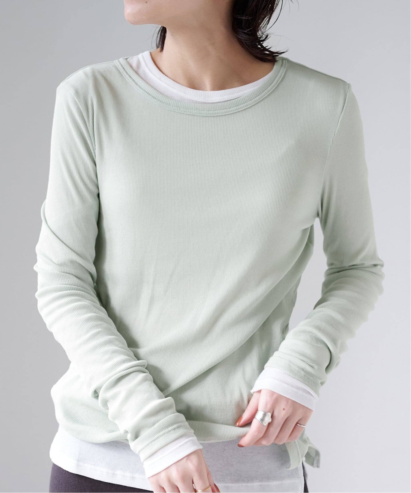 追加8》パウダリーコットンプルオーバー（Tシャツ／カットソー