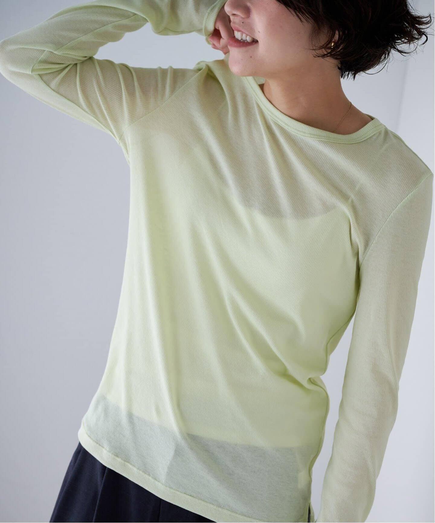 追加7》パウダリーコットンプルオーバー（Tシャツ／カットソー
