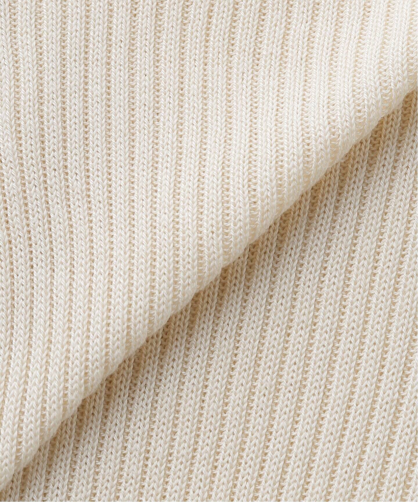 シルク混リブVネックプルオーバー（Tシャツ／カットソー）｜EMILY WEEK