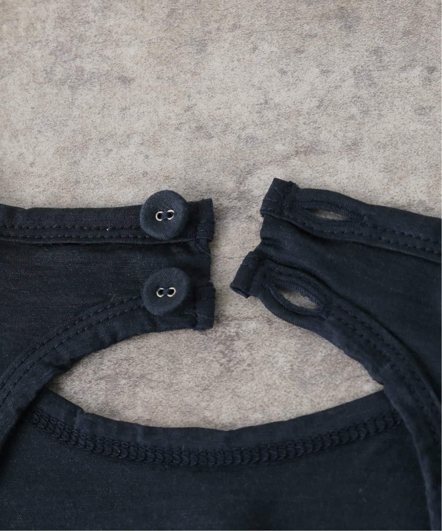 babaco/ババコ】Wool Jersey Open Back プルオーバー（Tシャツ