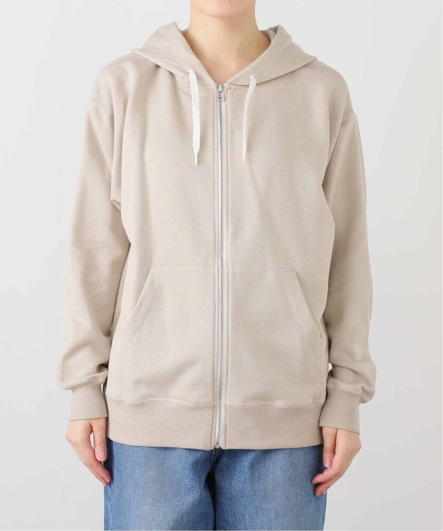HAAG/ハーグ】40裏毛 スウェットジップパーカー / HMWB24S42（パーカー 