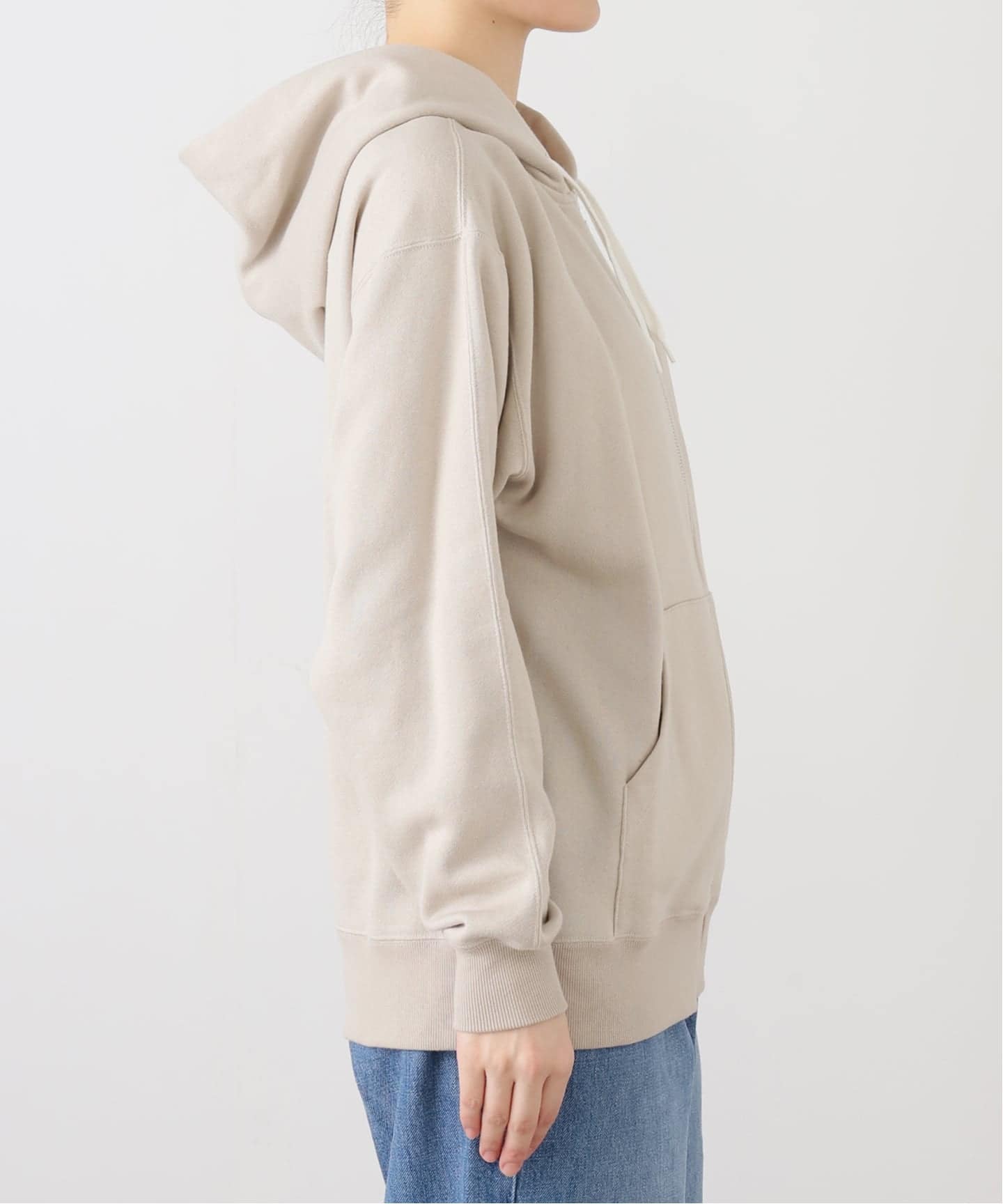 HAAG/ハーグ】40裏毛 スウェットジップパーカー / HMWB24S42（パーカー