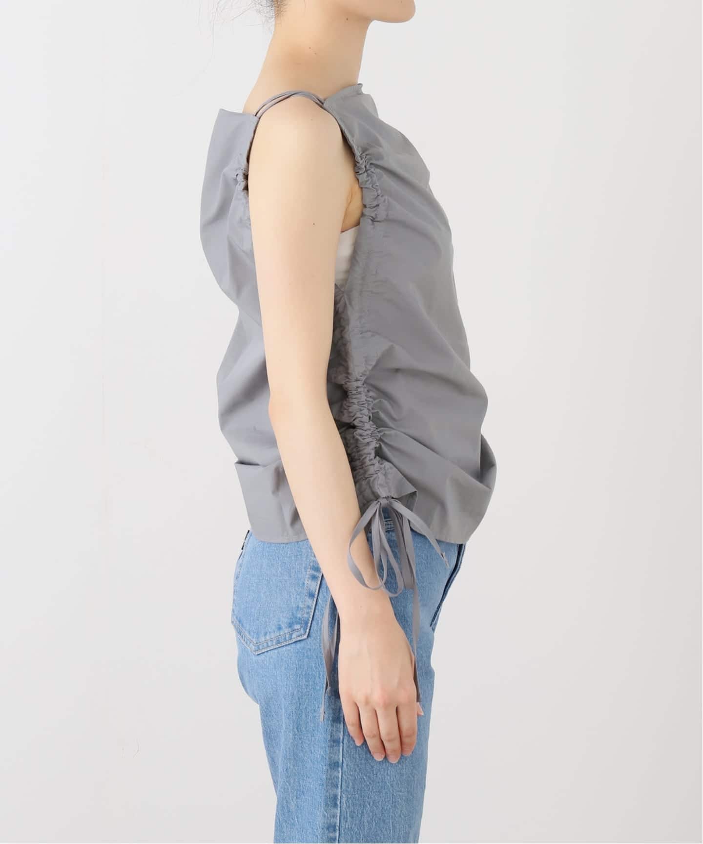 BASERANGE/ベースレンジ】PICTORIAL STRAP TOP / TSPIS-PO-AU25
