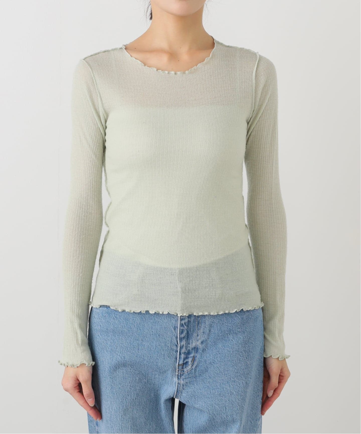 BASERANGE/ベースレンジ】KENRU LONG SLEEVE TEE / TTKLS-WR-WI25（T