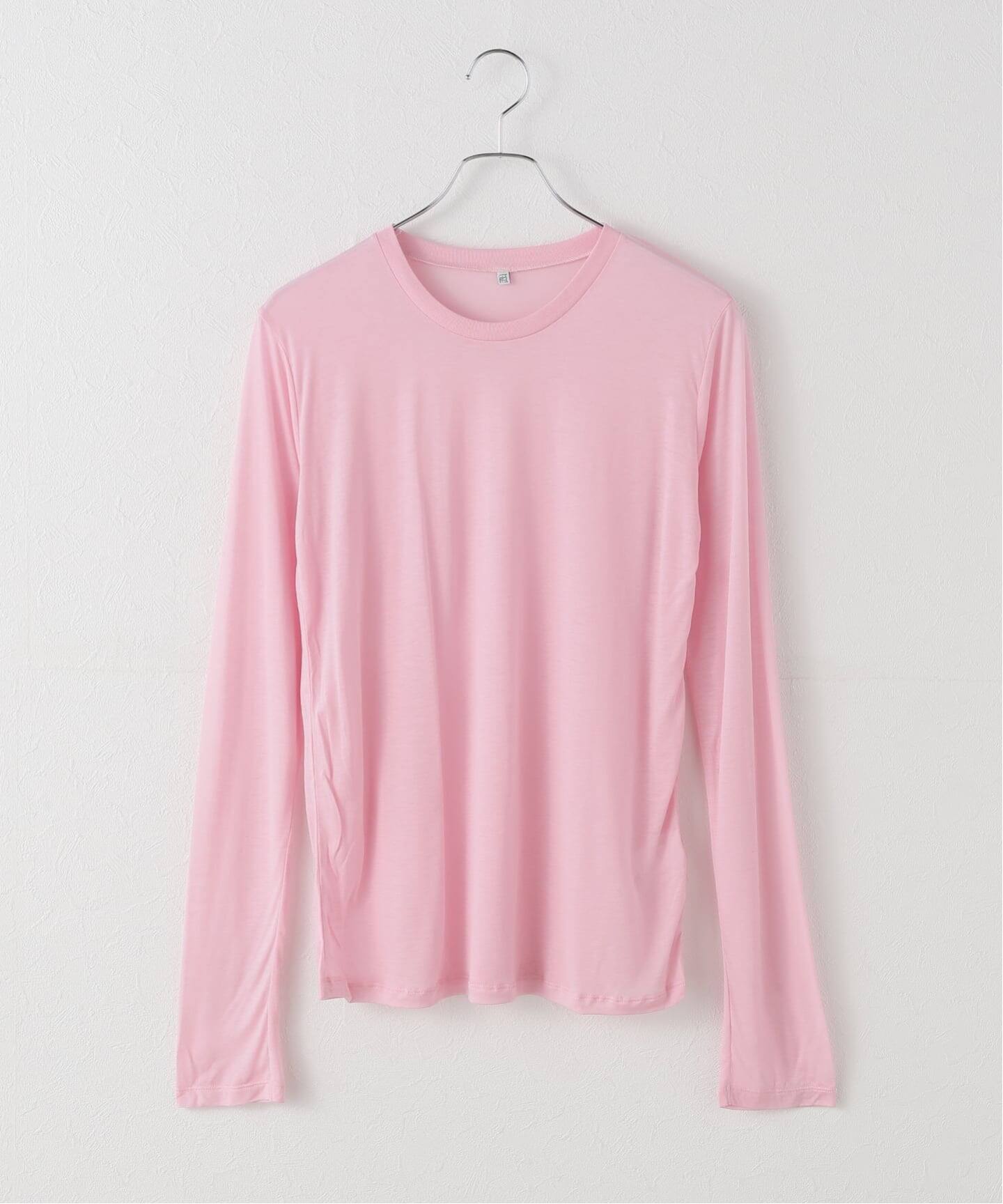 ベースレンジ　ピンク、ローズ、半袖 中古・古着通販】BASERANGE (ベースレンジ) LONG SLEEVE TEE TTLSBL