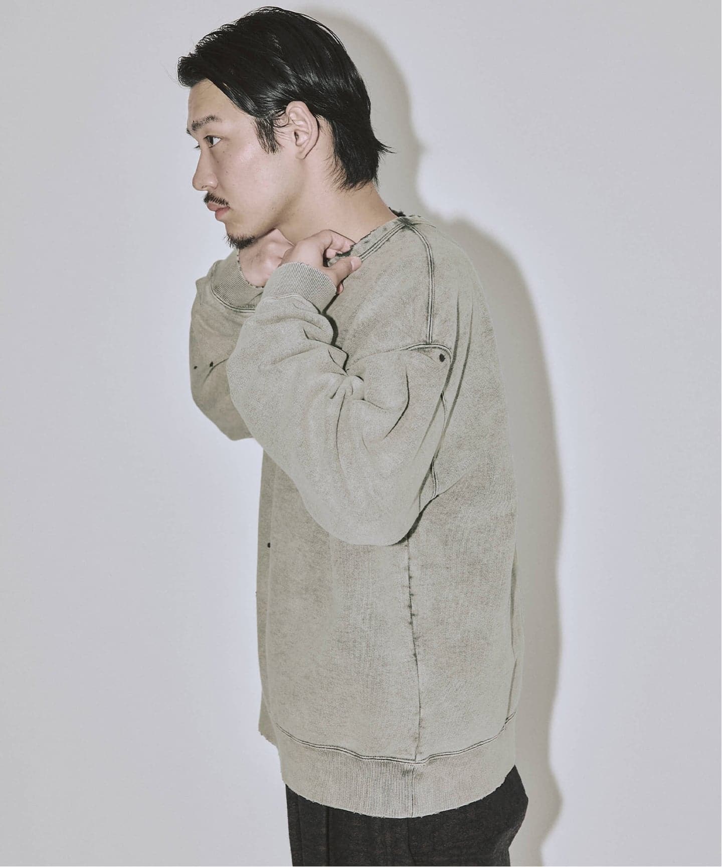 【新品未使用タグ付】 ジャーナルスタンダード パイル裏毛Tシャツ 完売 24SS JOURNAL STANDARD J.S HOMESTEAD tシャツ パシフィック 裏毛 ダメージ