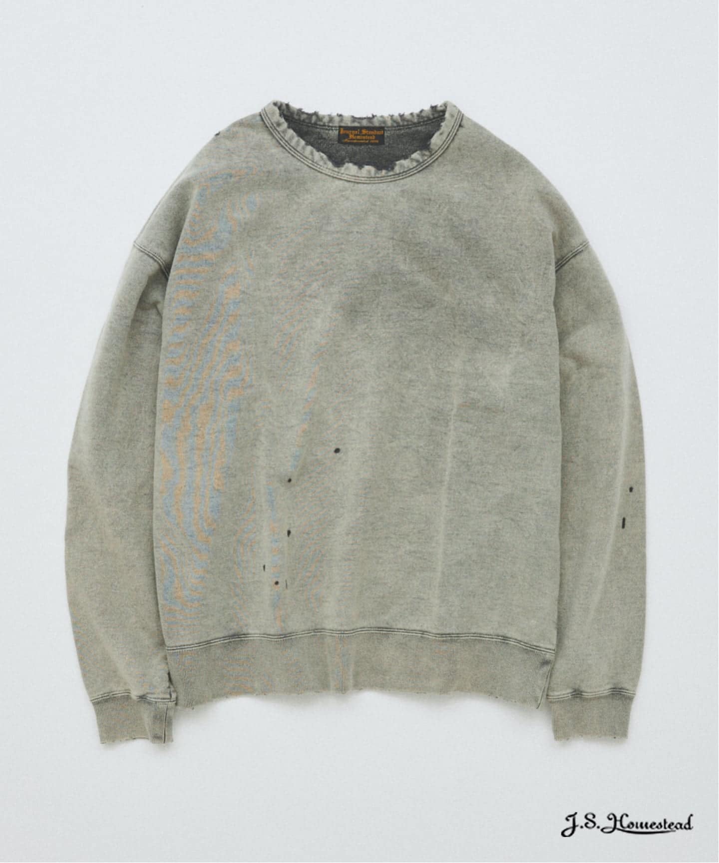 J.S.Homestead / パシフィック 裏毛 ダメージ スウェット（スウェット