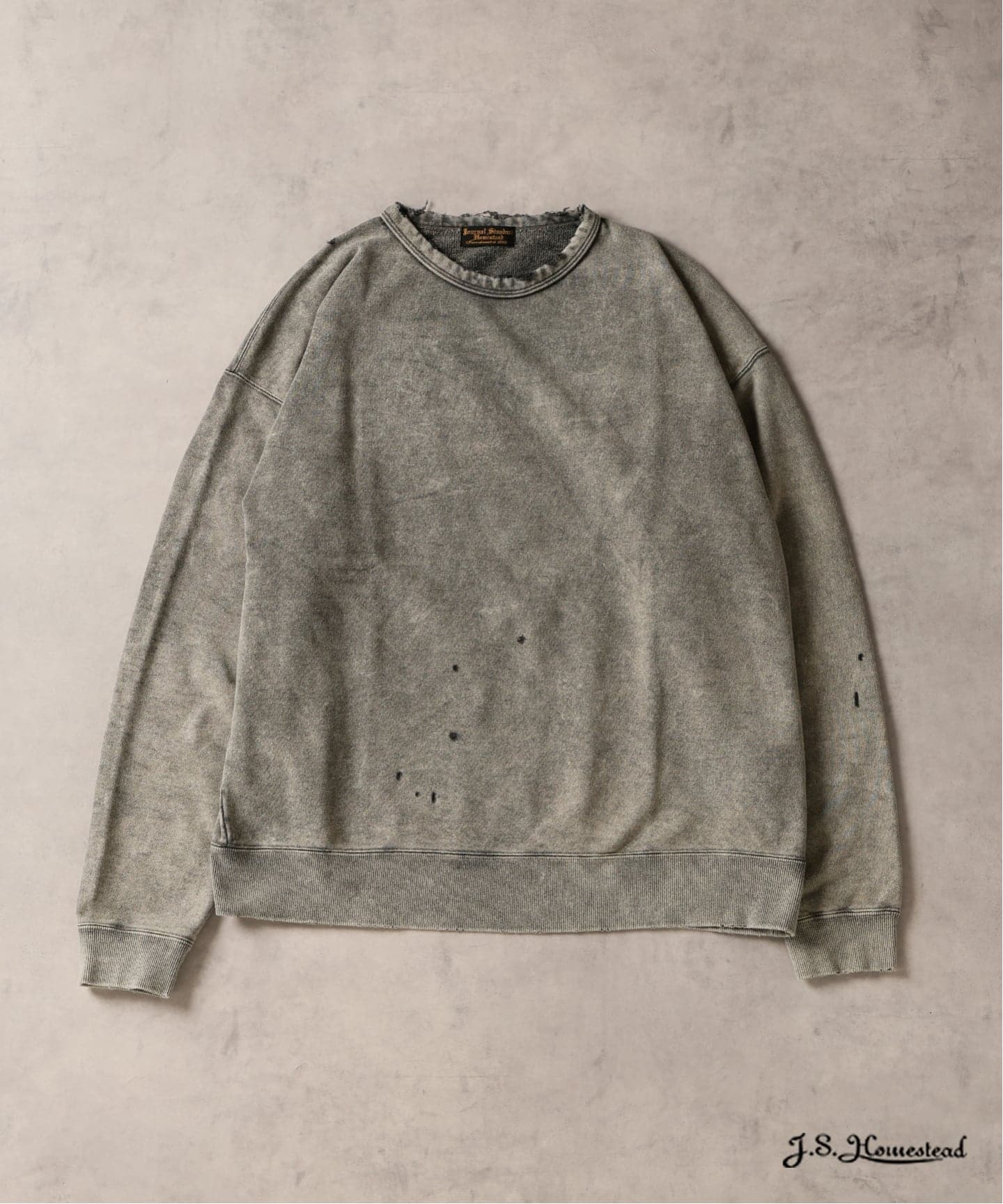 J.S.Homestead / パシフィック 裏毛 ダメージ スウェット（スウェット