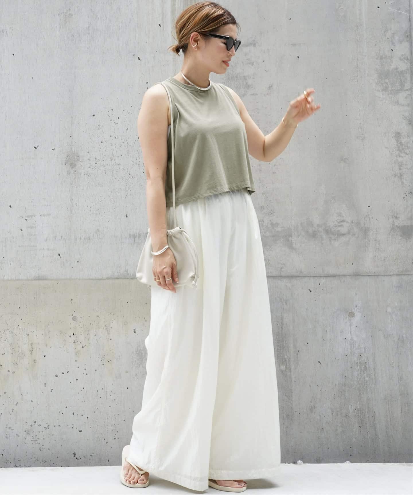 Deuxieme Classe CELERI/セルリCROPPED タンクトップ CELERI/セルリ】CROPPED タンクトップ（タンクトップ）｜Deuxieme