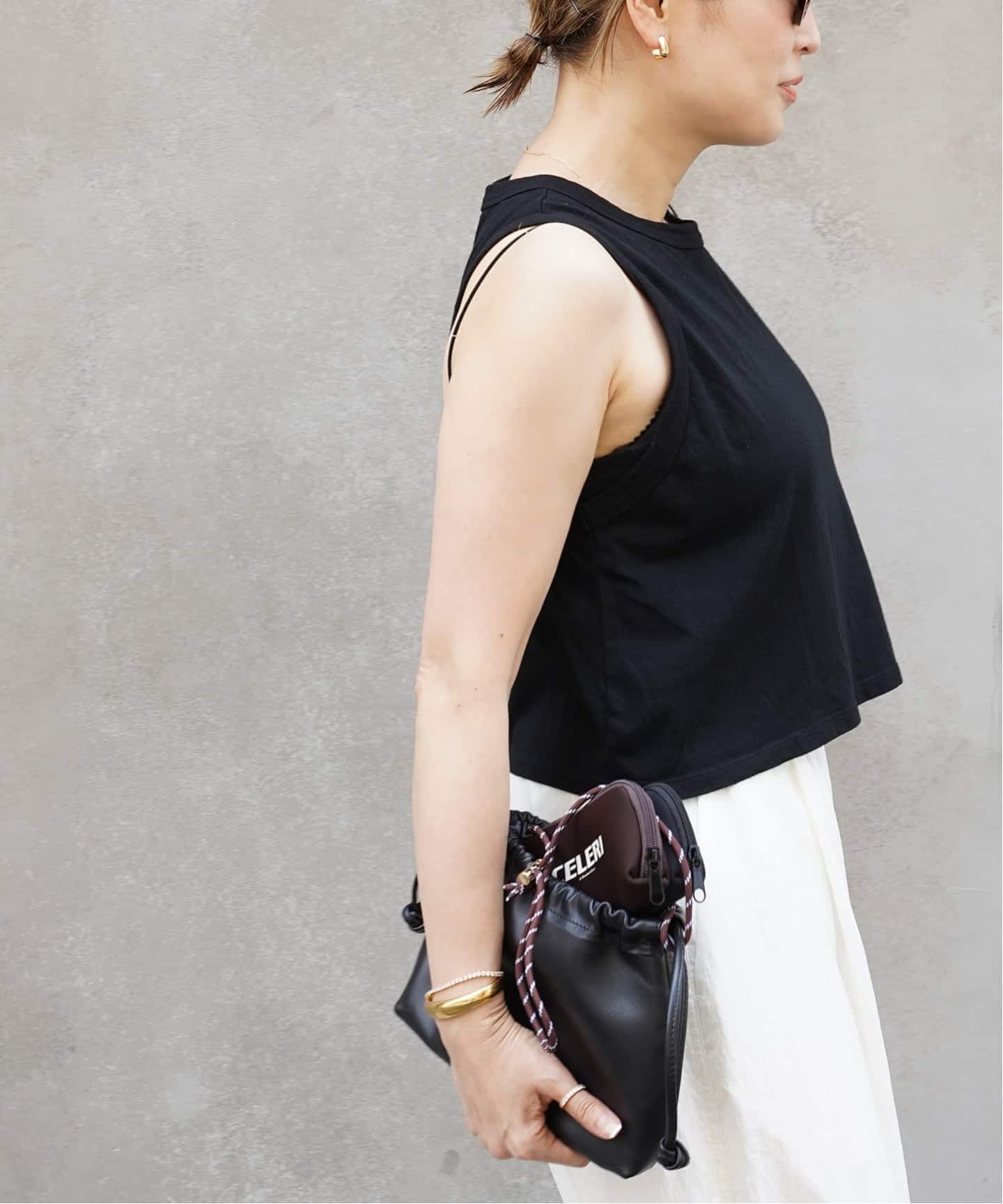 Deuxieme Classe CELERI CROPPED タンクトップ CELERI/セルリ】CROPPED タンクトップ（タンクトップ