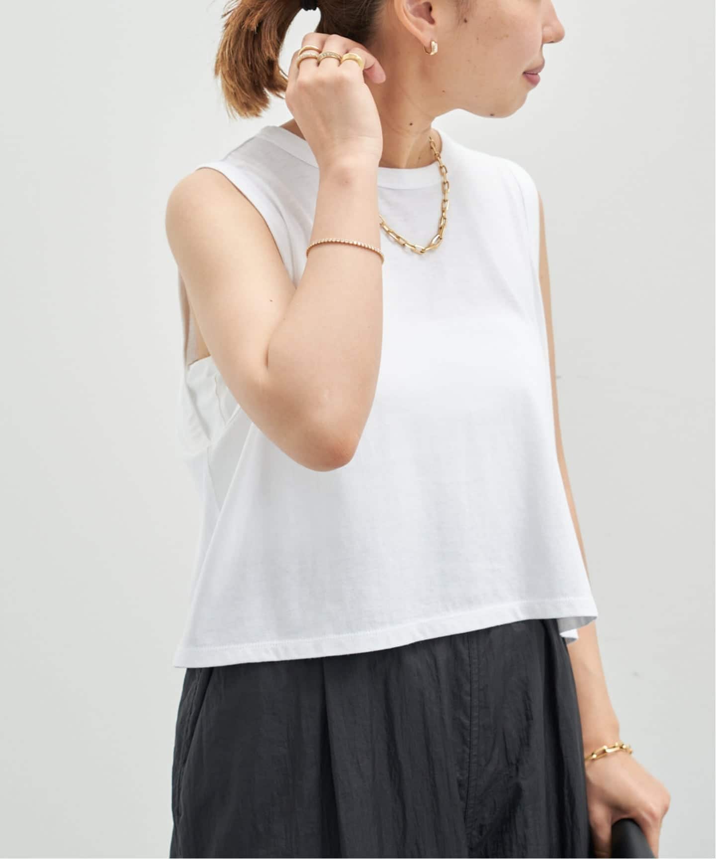CELERI クロップタンク　deuxiemeclasse CELERI/セルリ】CROPPED タンクトップ（タンクトップ