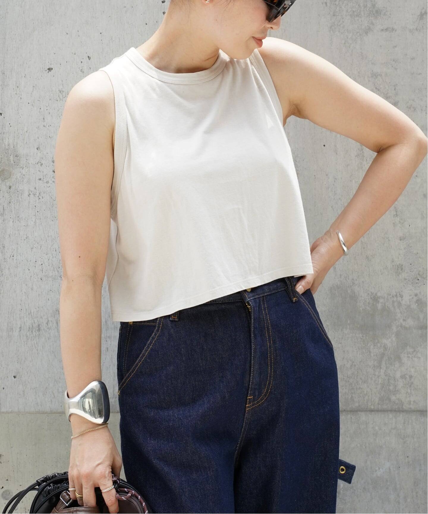 CELERI クロップタンク　deuxiemeclasse CELERI/セルリ】CROPPED タンクトップ（タンクトップ