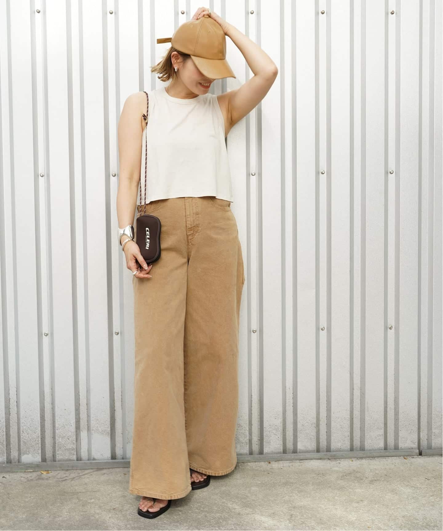 CELERI クロップタンク　deuxiemeclasse CELERI/セルリ】CROPPED タンクトップ（タンクトップ