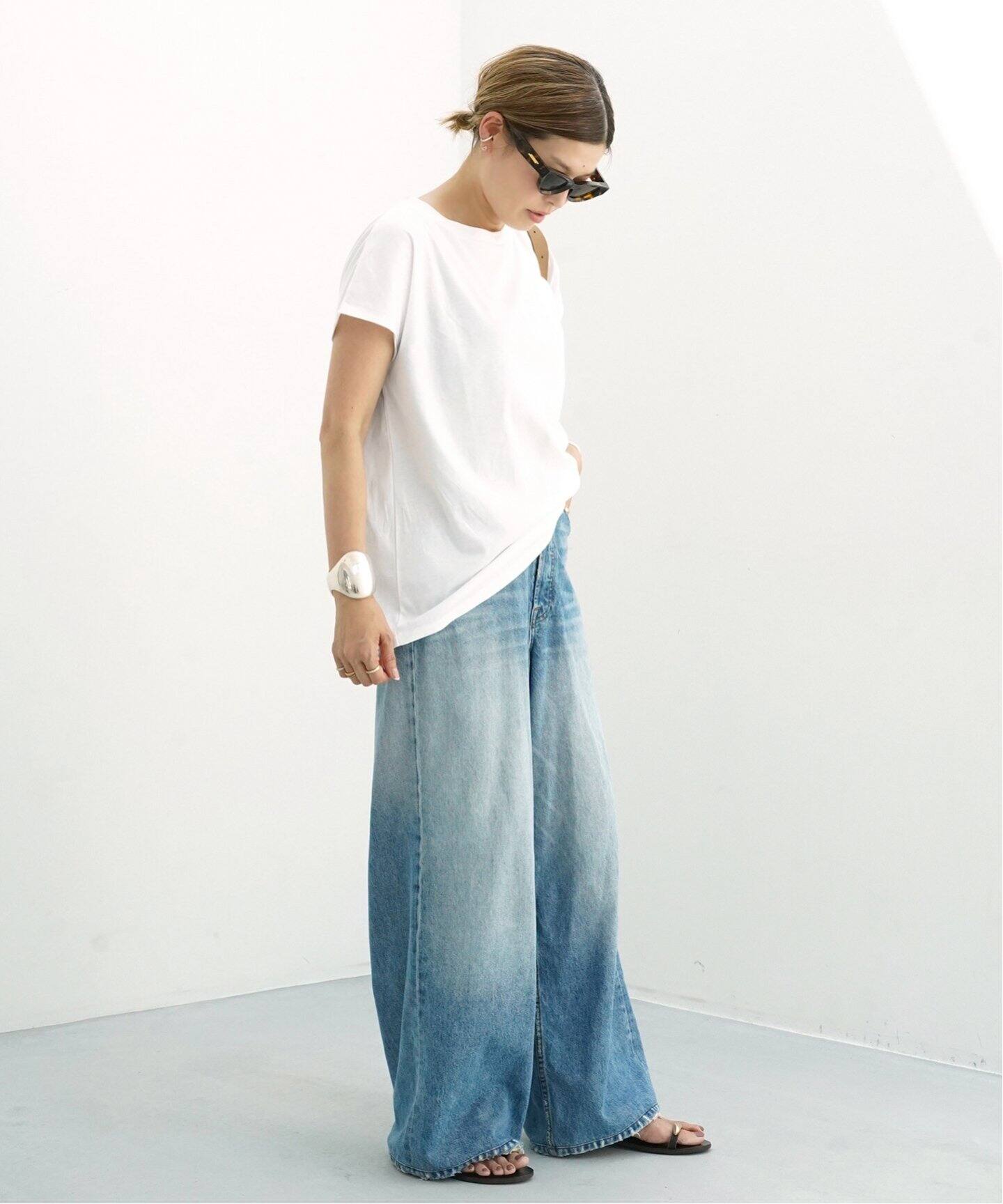 【美品】23SS Deuxieme Classe CELERI フレアーTシャツ 2023SS / CELERI / Deuxieme Classe / Flare Tシャツ