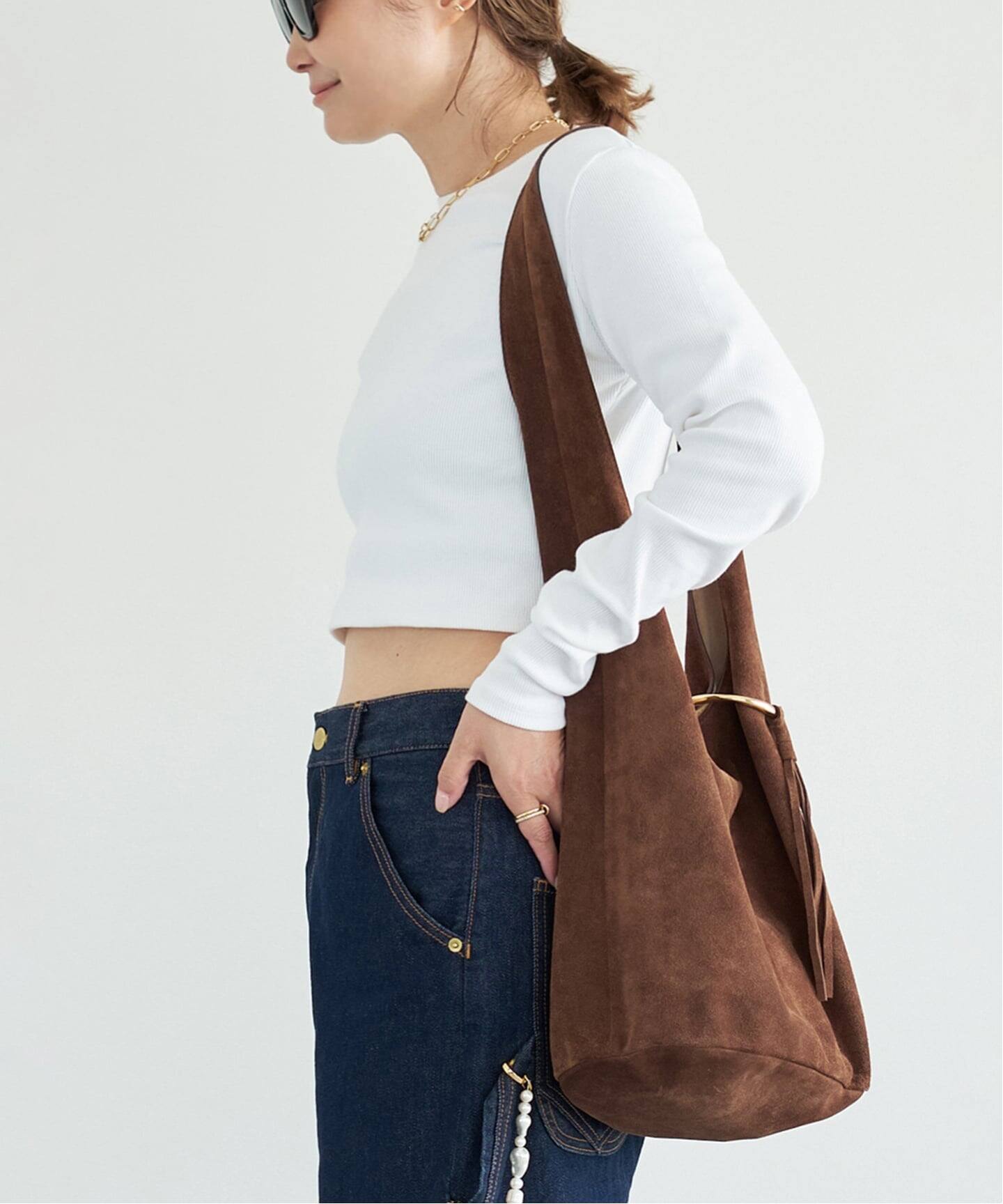 CELERI cropped ロングスリーブトップ（Tシャツ／カットソー