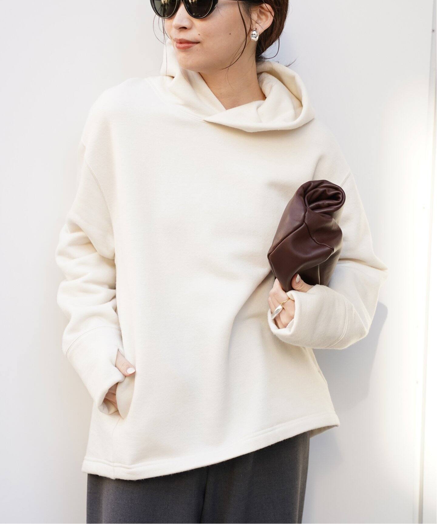 Prime wool フリースプルオーバー（パーカー）｜Deuxieme Classe 