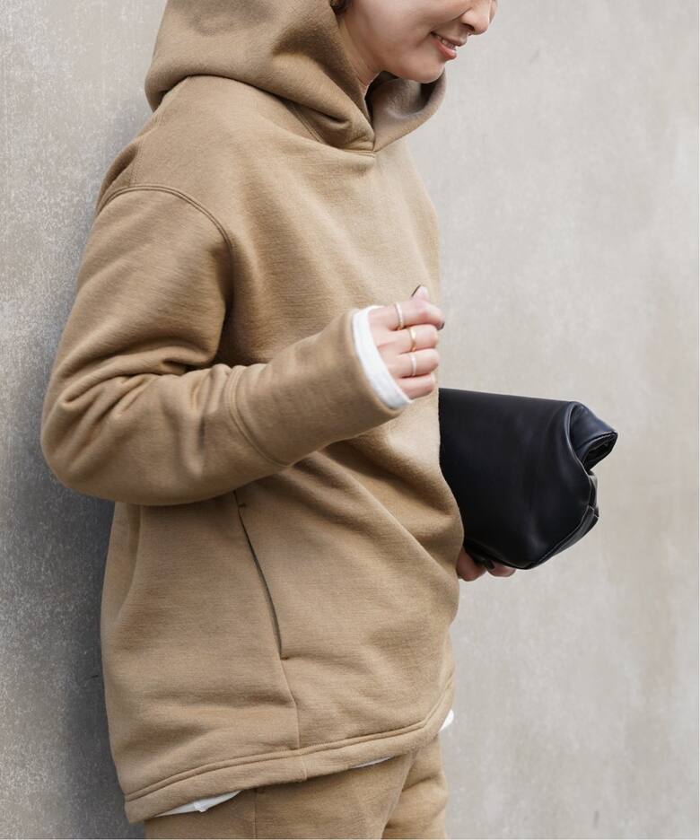 Prime wool フリースプルオーバー（パーカー）｜Deuxieme Classe 