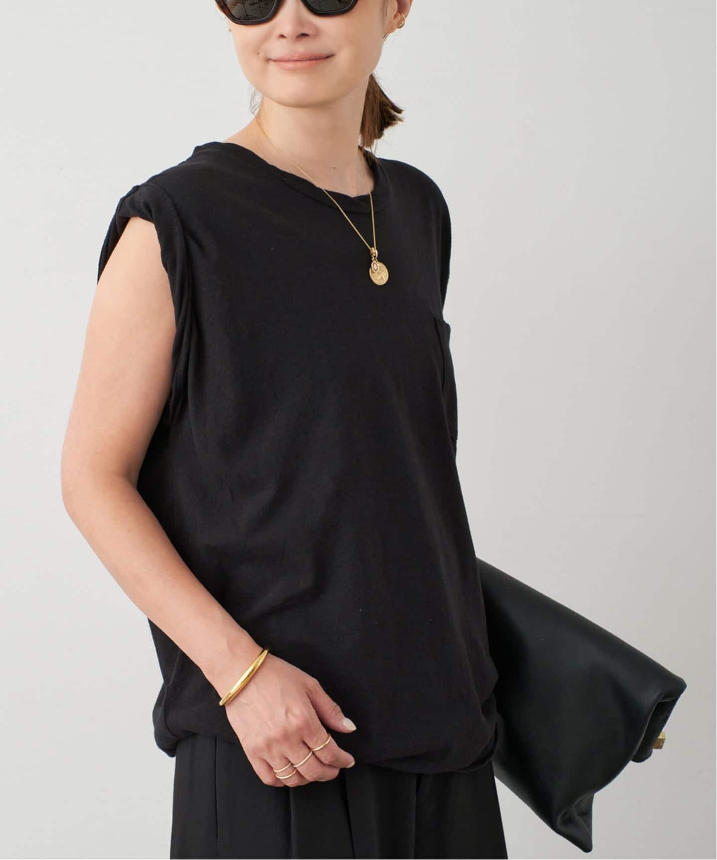 Deuxieme Classe W COTTON タンクトップ ブラック 楽天市場】Deuxieme Classe ドゥーズィエム クラス タンクトップ