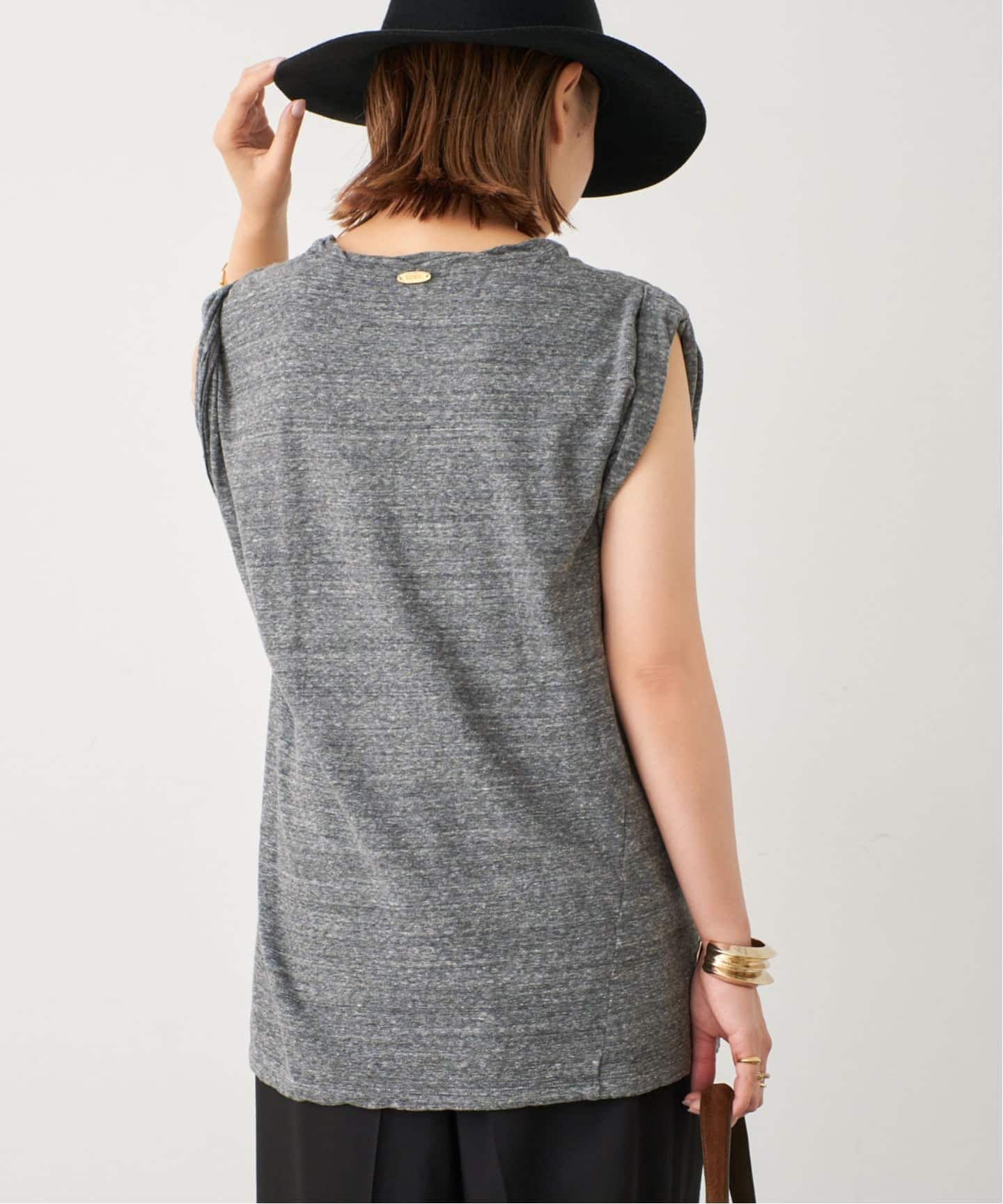 As エス　タンクトップ　トップス　Tシャツ SLY | FRONT BUTTON KNIT HOODIE (タンクトップ ) |SHEL'TTER
