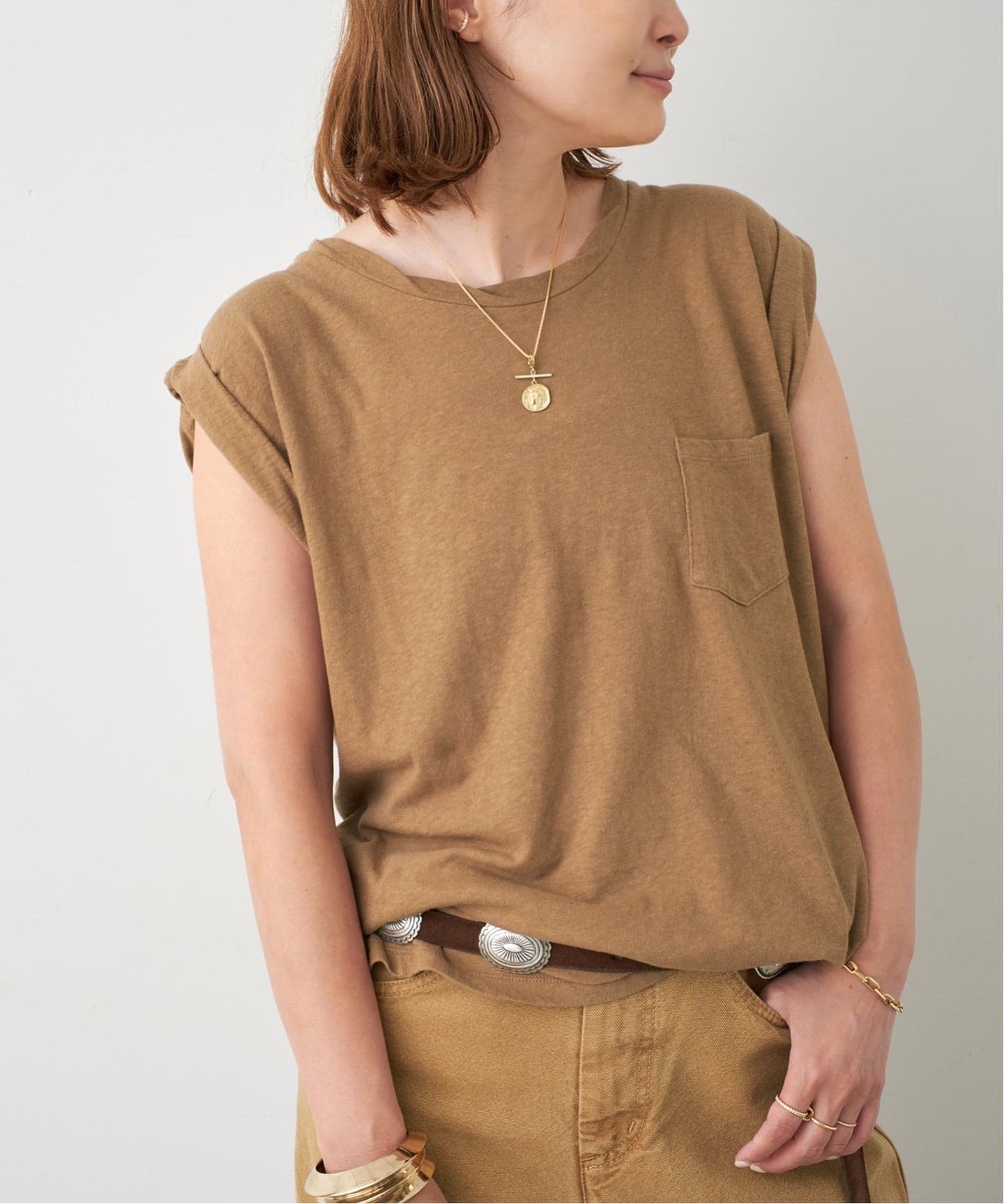 Deuxieme Classe 、TWISTタンクトップ、新品！ TWIST タンクトップ（Tシャツ／カットソー）｜Deuxieme Classe