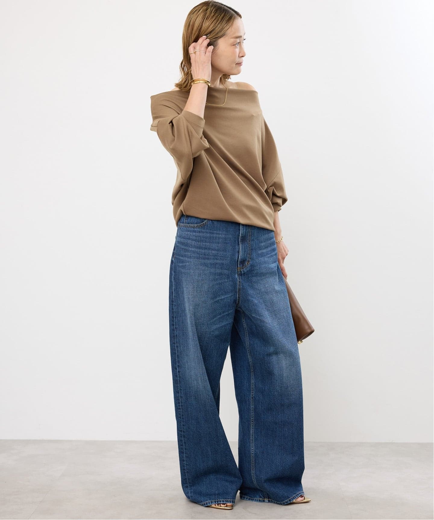 定価44000円 ドゥーズィエムクラス カシミヤ Oversizedプルオーバー PRIMEWOOL PONTE プルオーバー（Tシャツ／カットソー
