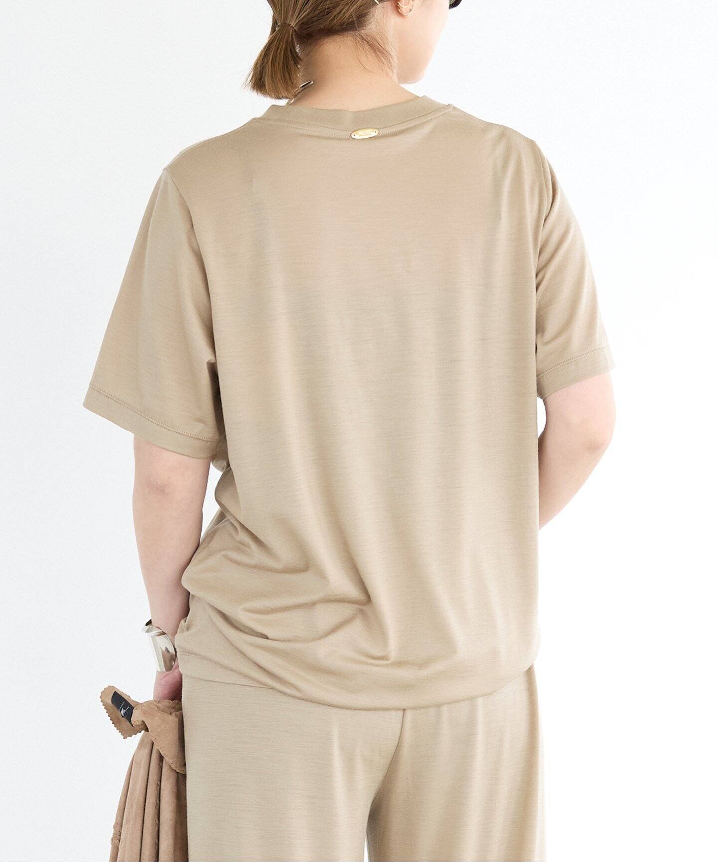 Prime wool jersey Tシャツ（Tシャツ／カットソー）｜Deuxieme Classe 