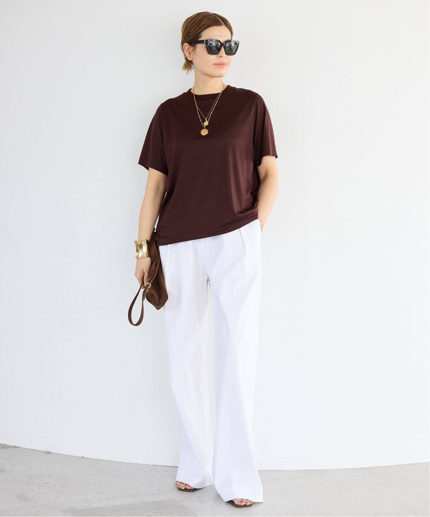 Prime wool jersey Tシャツ（Tシャツ／カットソー）｜Deuxieme Classe  