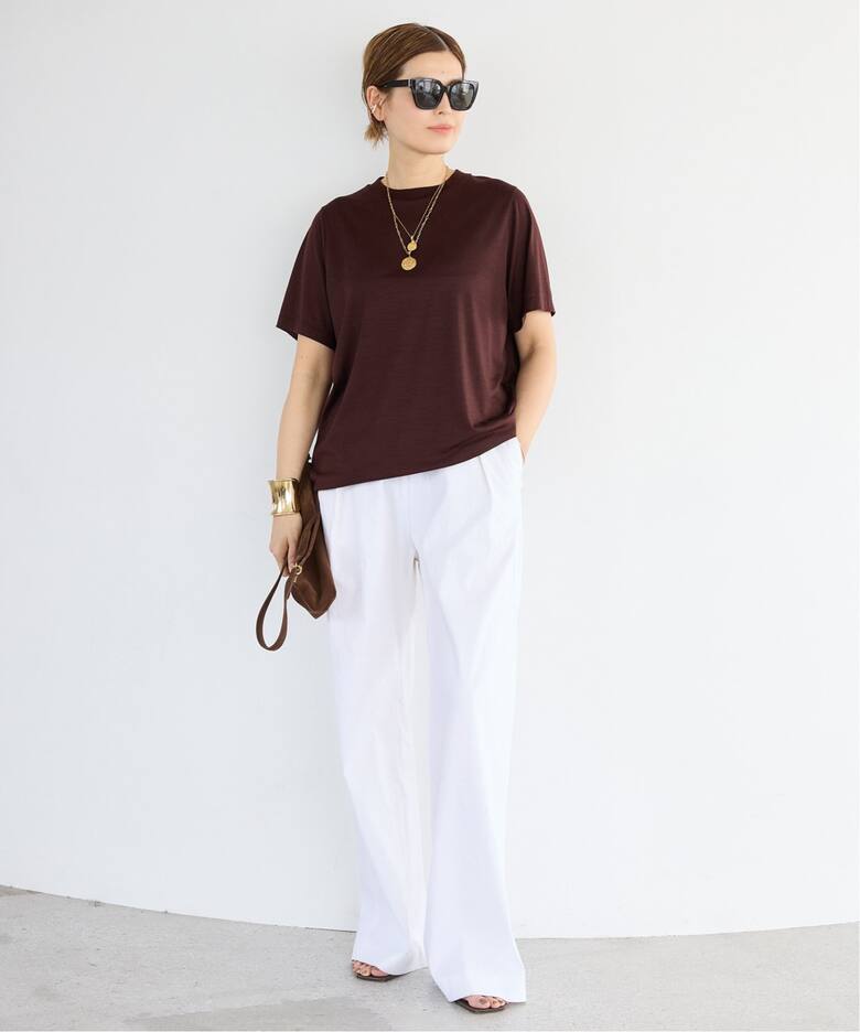 Prime wool jersey Tシャツ（Tシャツ／カットソー）｜Deuxieme Classe  