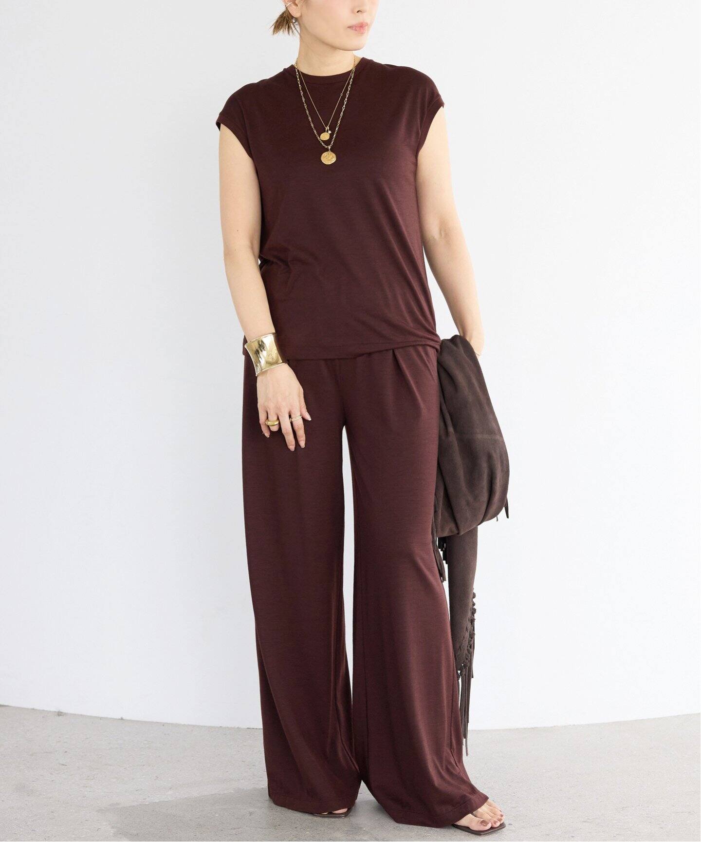 Prime wool jersey タンクトップ（Tシャツ／カットソー）｜Deuxieme  